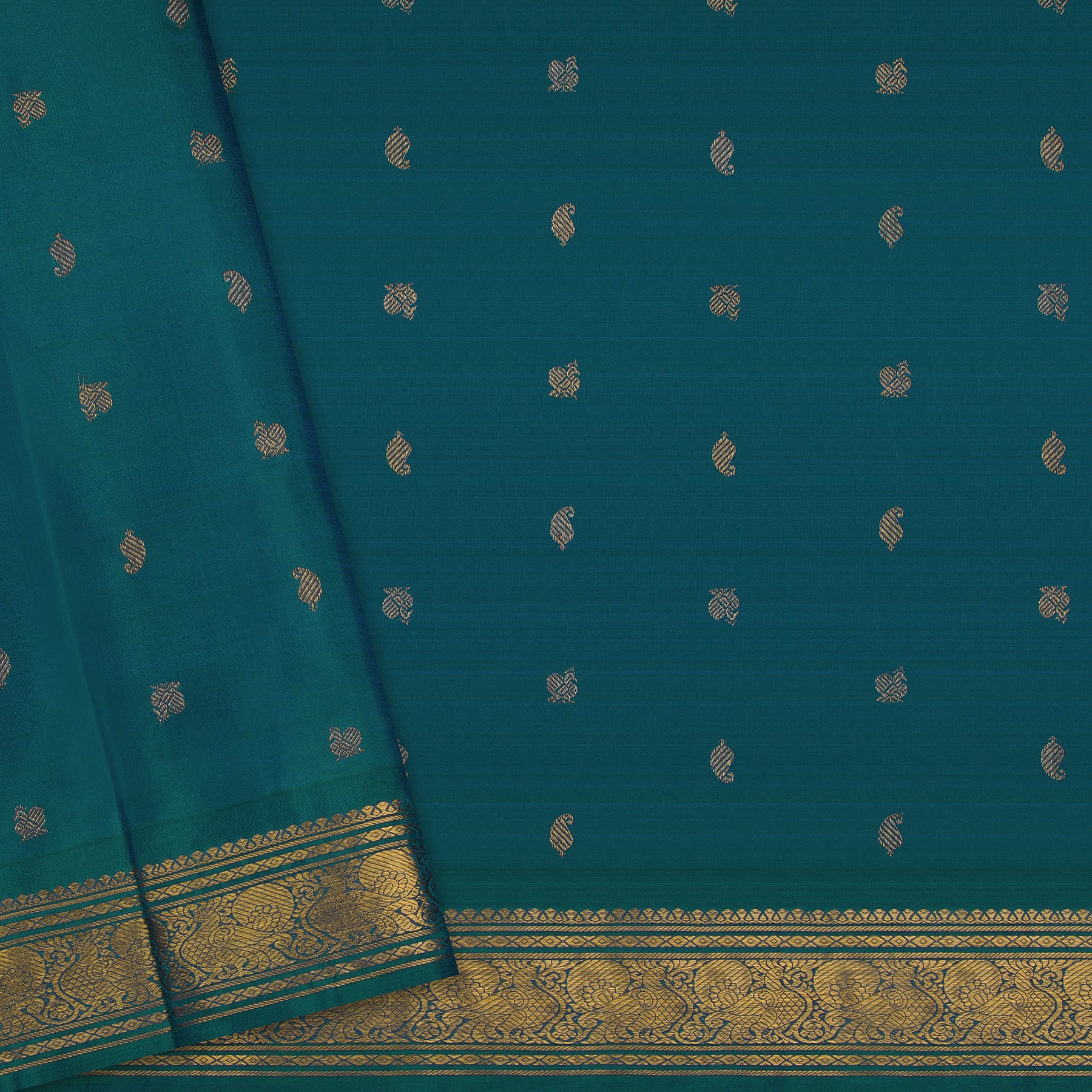 Kanakavalli Kanjivaram Silk Sari 24-595-HS001-13764 - Blouse View
