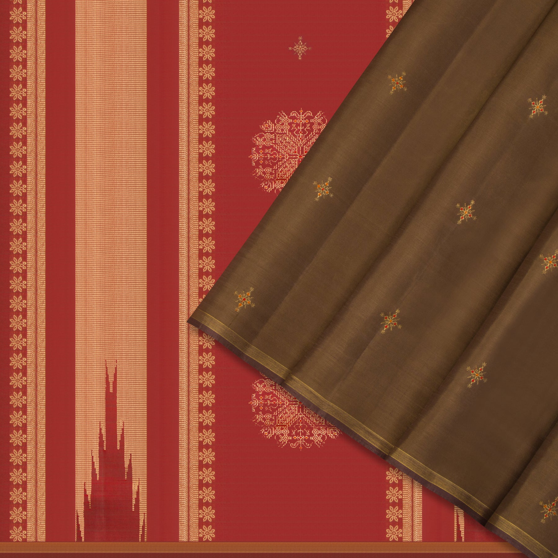Kanakavalli Kanjivaram Silk Sari 24-595-HS001-13810 - Cover View