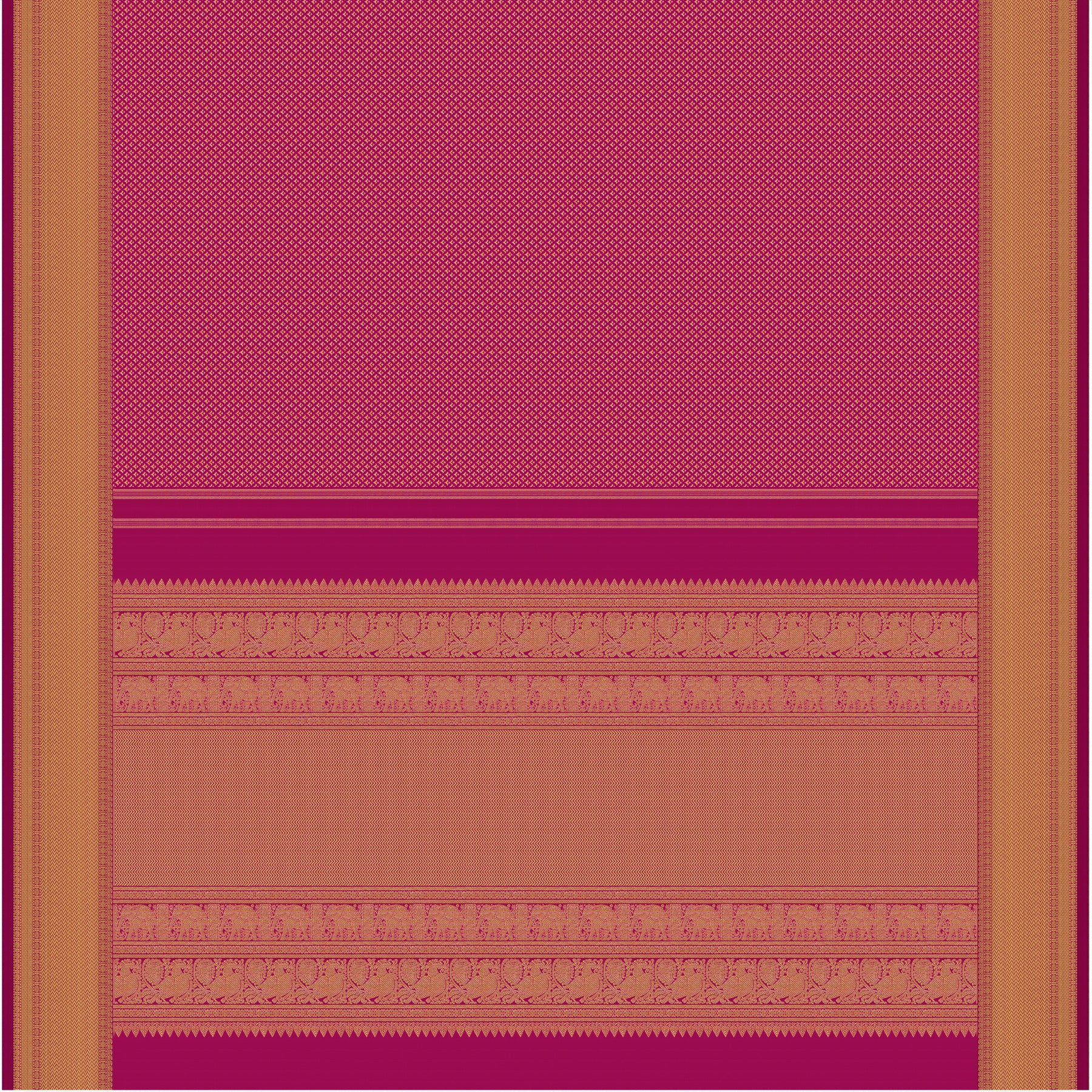 Kanakavalli Kanjivaram Silk Sari 24-595-HS001-13813 - Full View
