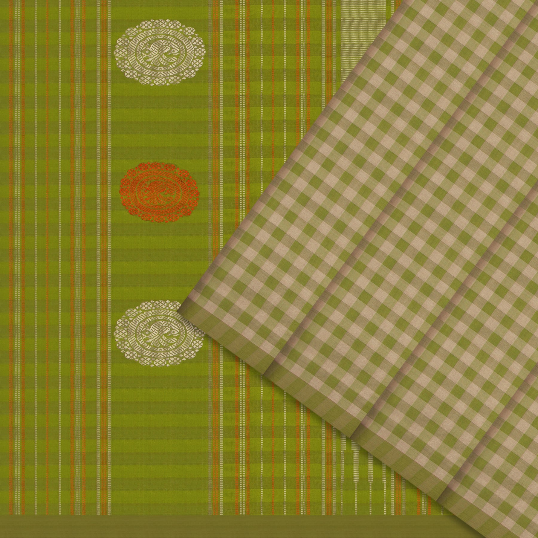 Kanakavalli Silk/Cotton Sari 24-598-HS005-09206 - Cover View