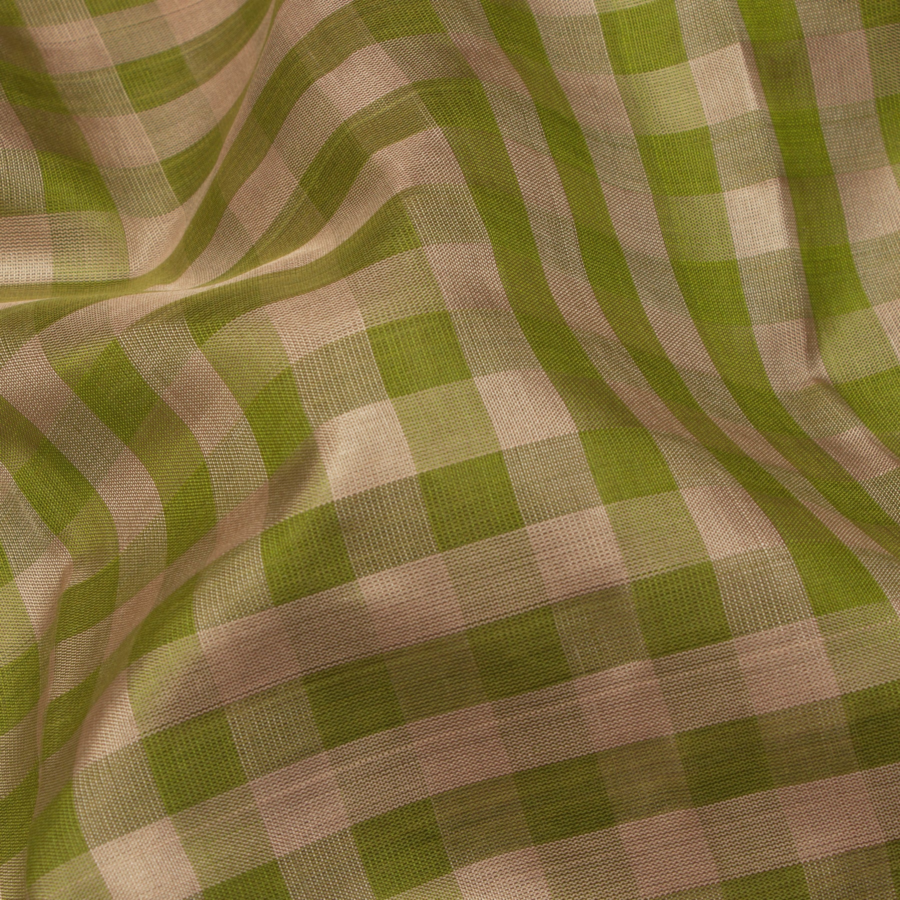 Kanakavalli Silk/Cotton Sari 24-598-HS005-09206 - Fabric View
