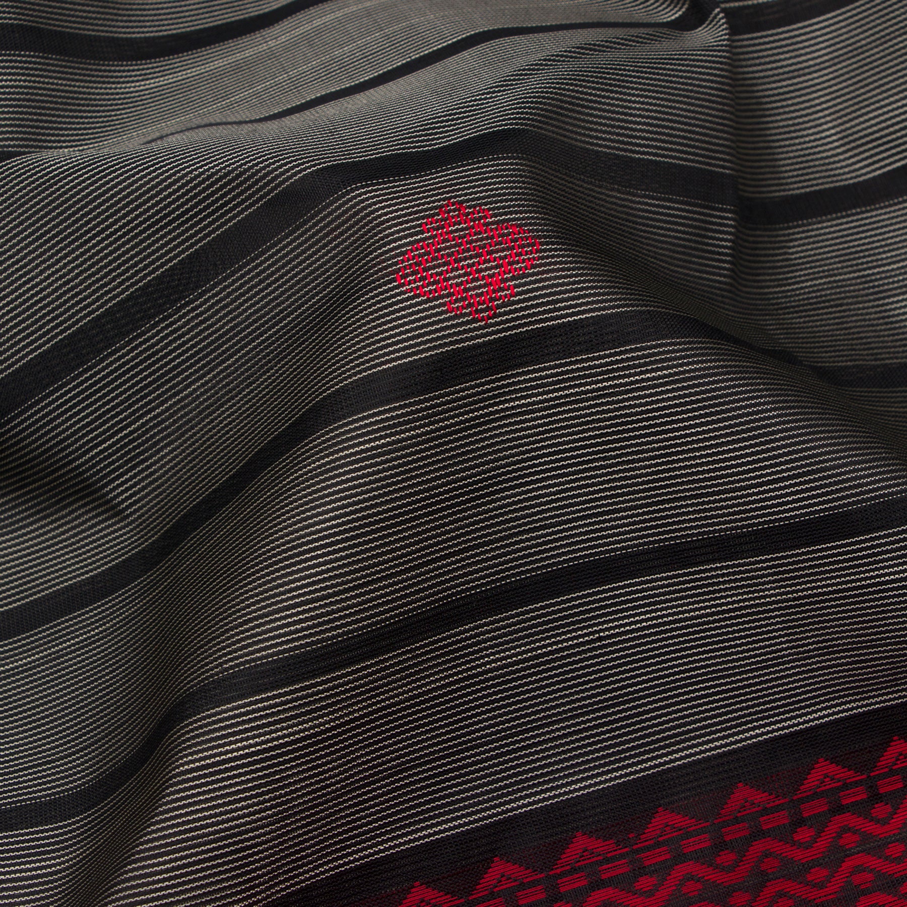 Kanakavalli Silk/Cotton Sari 24-598-HS005-09291 - Fabric View