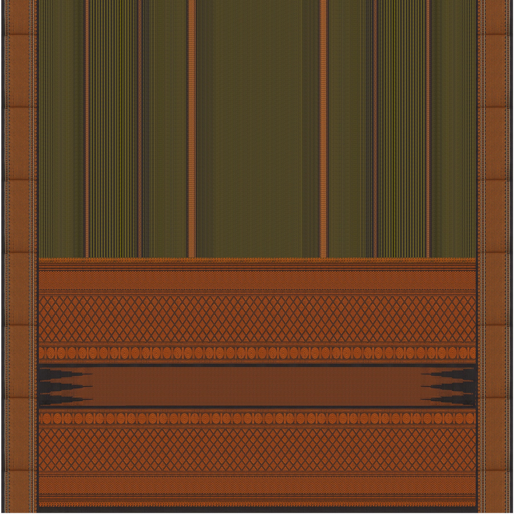 Kanakavalli Silk/Cotton Sari 24-598-HS005-12257 - Full View