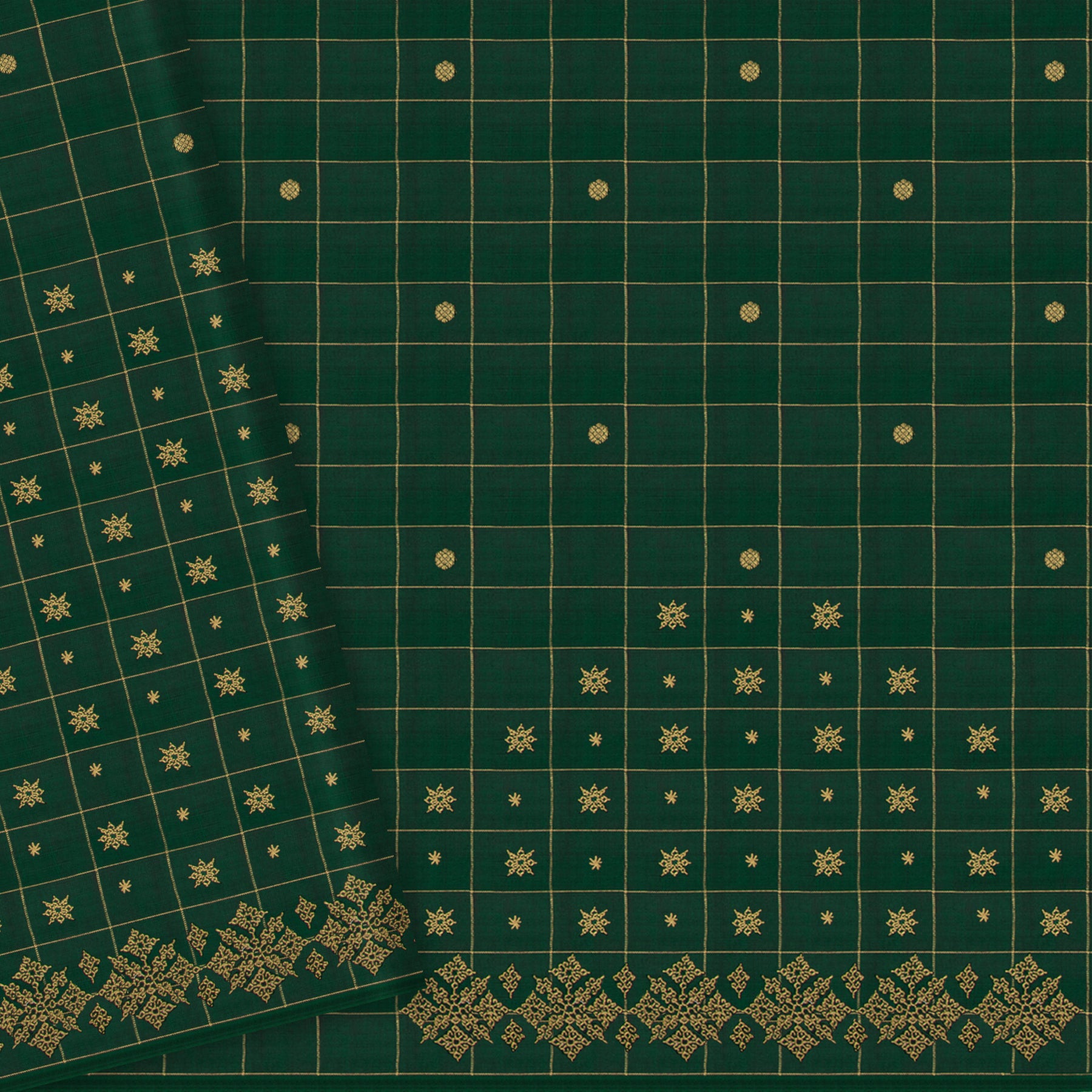 Kanakavalli X Kasuti Kanjivaram Silk Blouse Length 24-599-HB001-06631 - Cover View