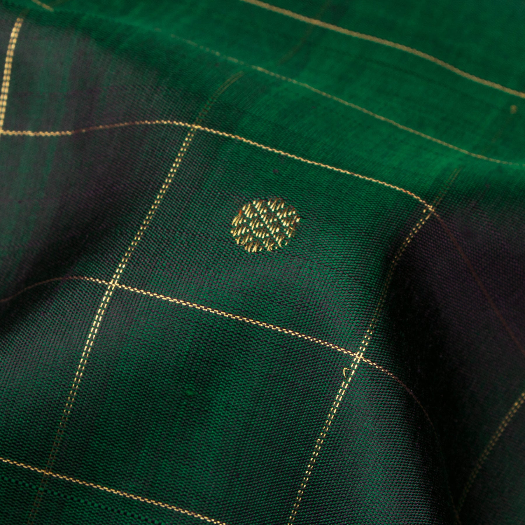 Kanakavalli X Kasuti Kanjivaram Silk Blouse Length 24-599-HB001-06631 - Fabric View