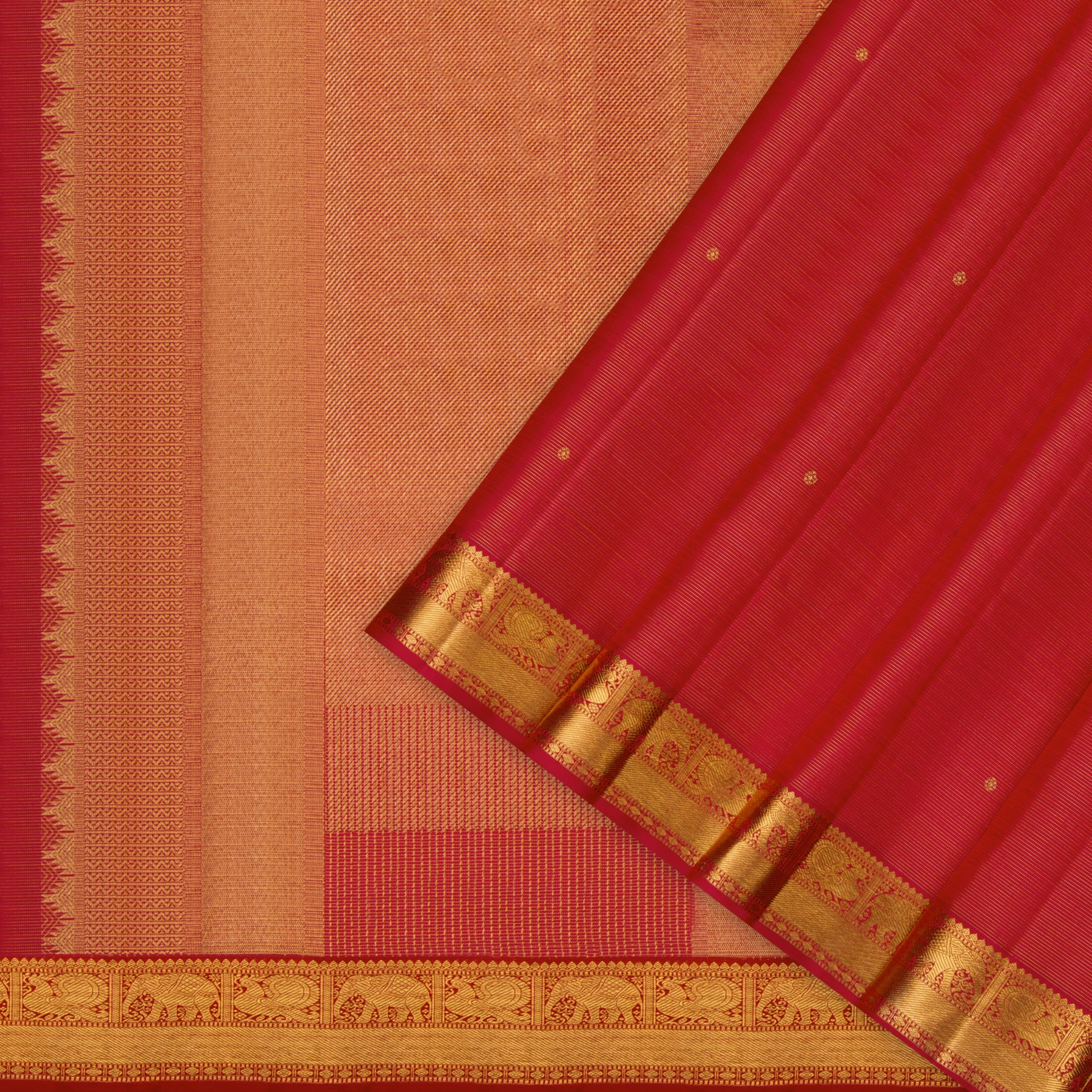 Kanakavalli Kanjivaram Silk Sari 24-599-HS001-00265 - Cover View