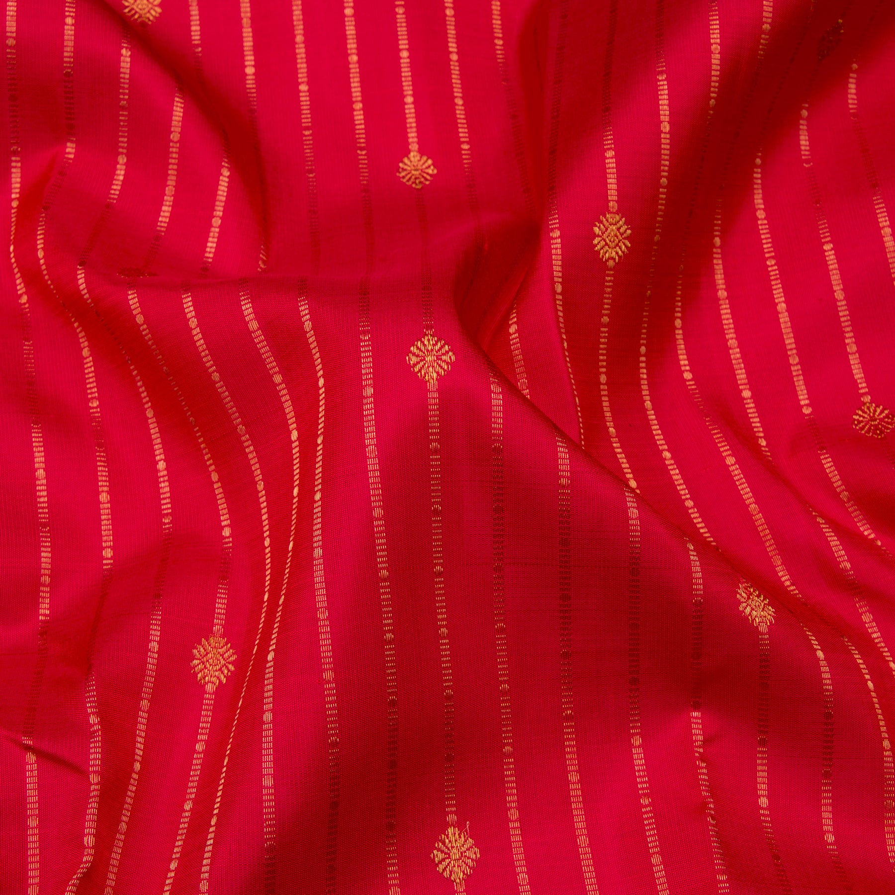 Kanakavalli Kanjivaram Silk Sari 24-599-HS001-00278 - Fabric View