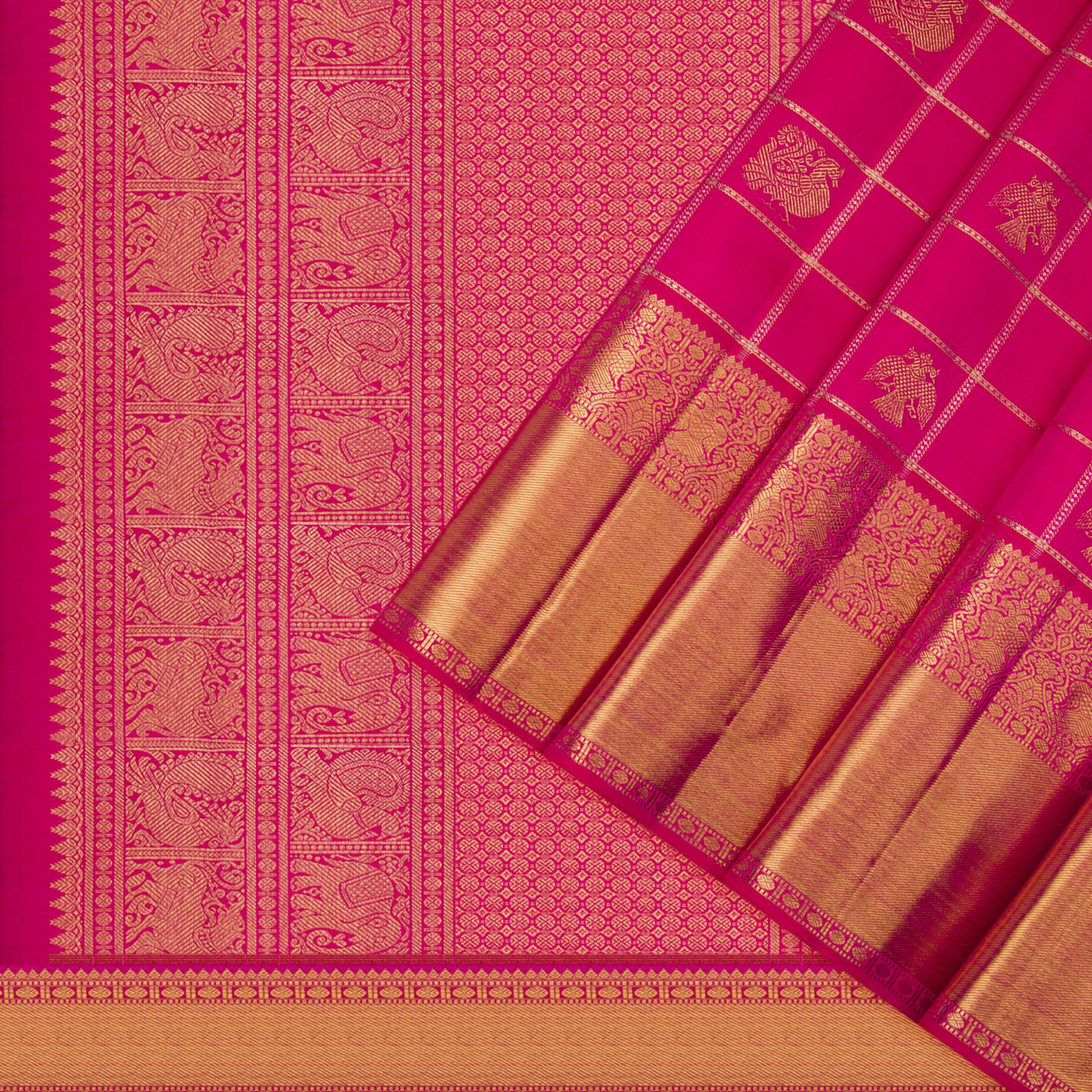 Kanakavalli Kanjivaram Silk Sari 24-599-HS001-00281 - Cover View