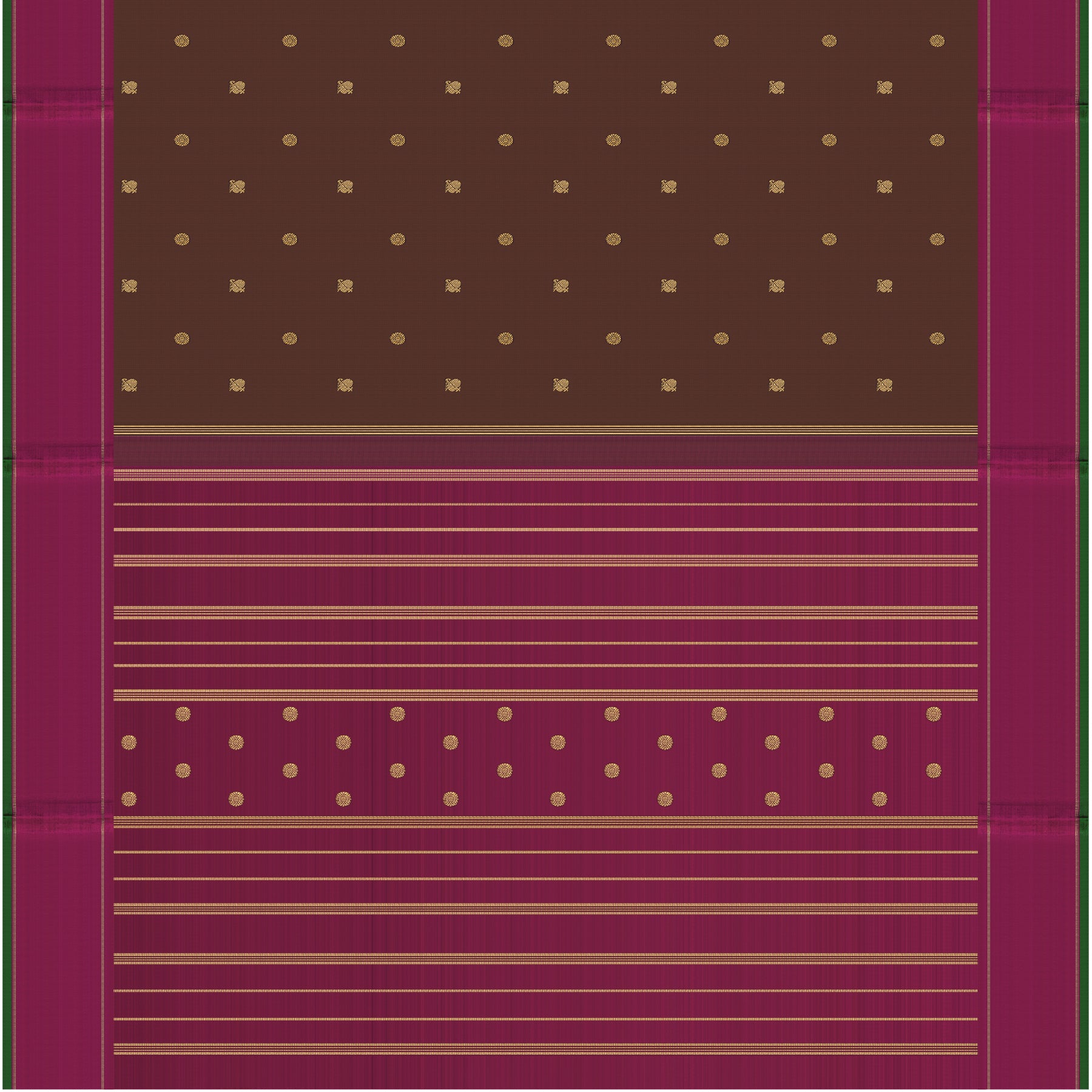 Kanakavalli Kanjivaram Silk Sari 24-599-HS001-00419 - Full View