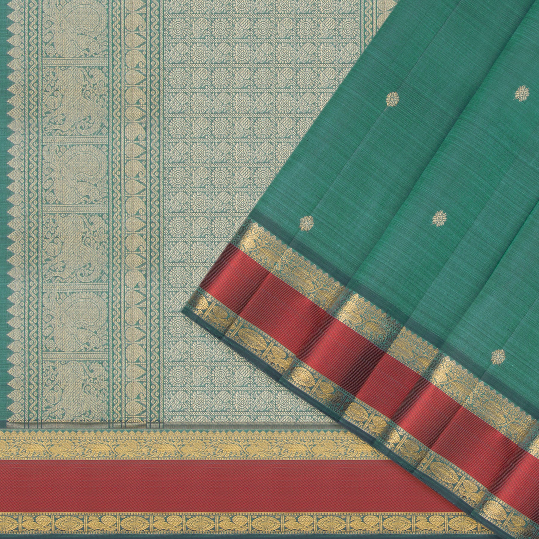 Kanakavalli Kanjivaram Silk Sari 24-599-HS001-01299 - Cover View