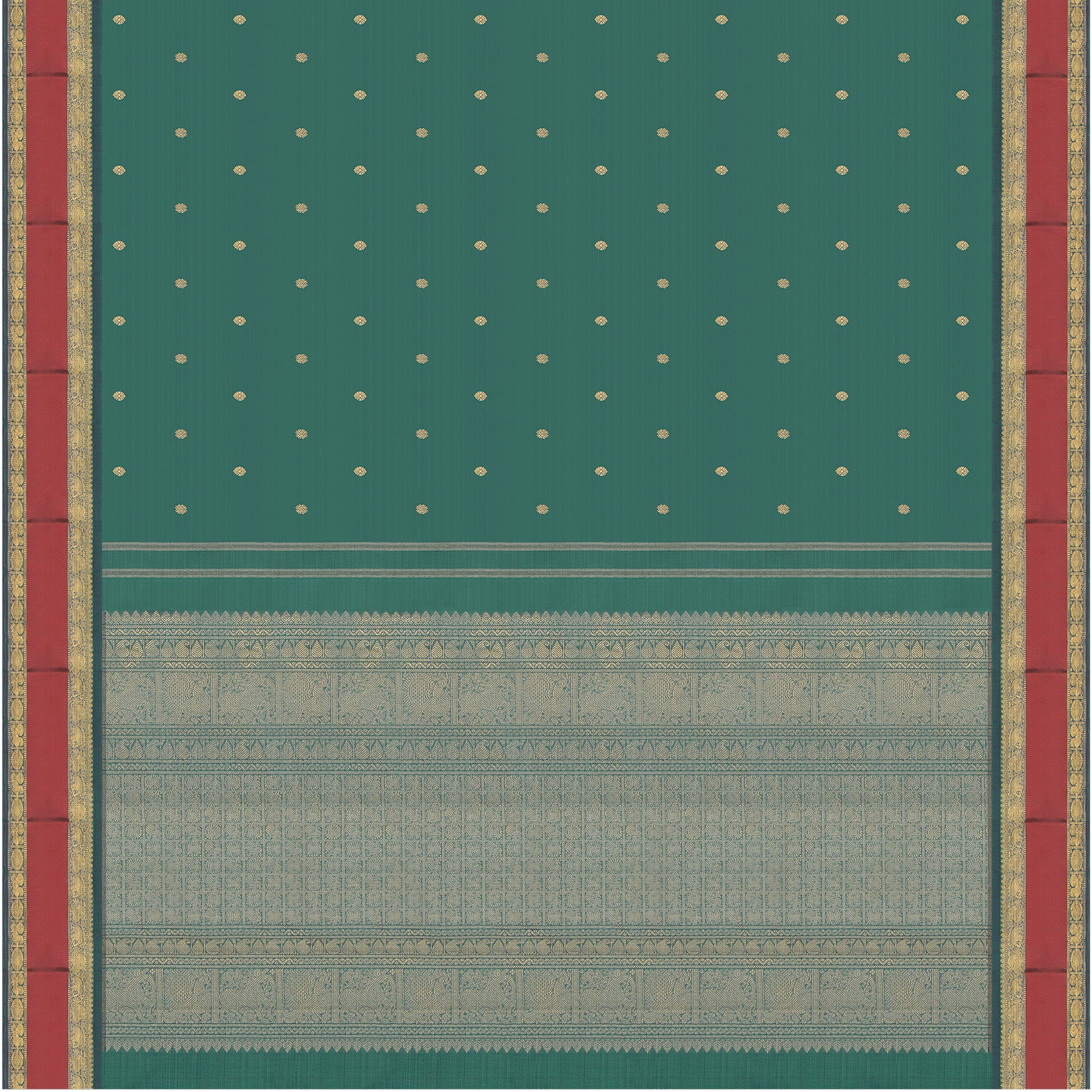 Kanakavalli Kanjivaram Silk Sari 24-599-HS001-01299 - Full View
