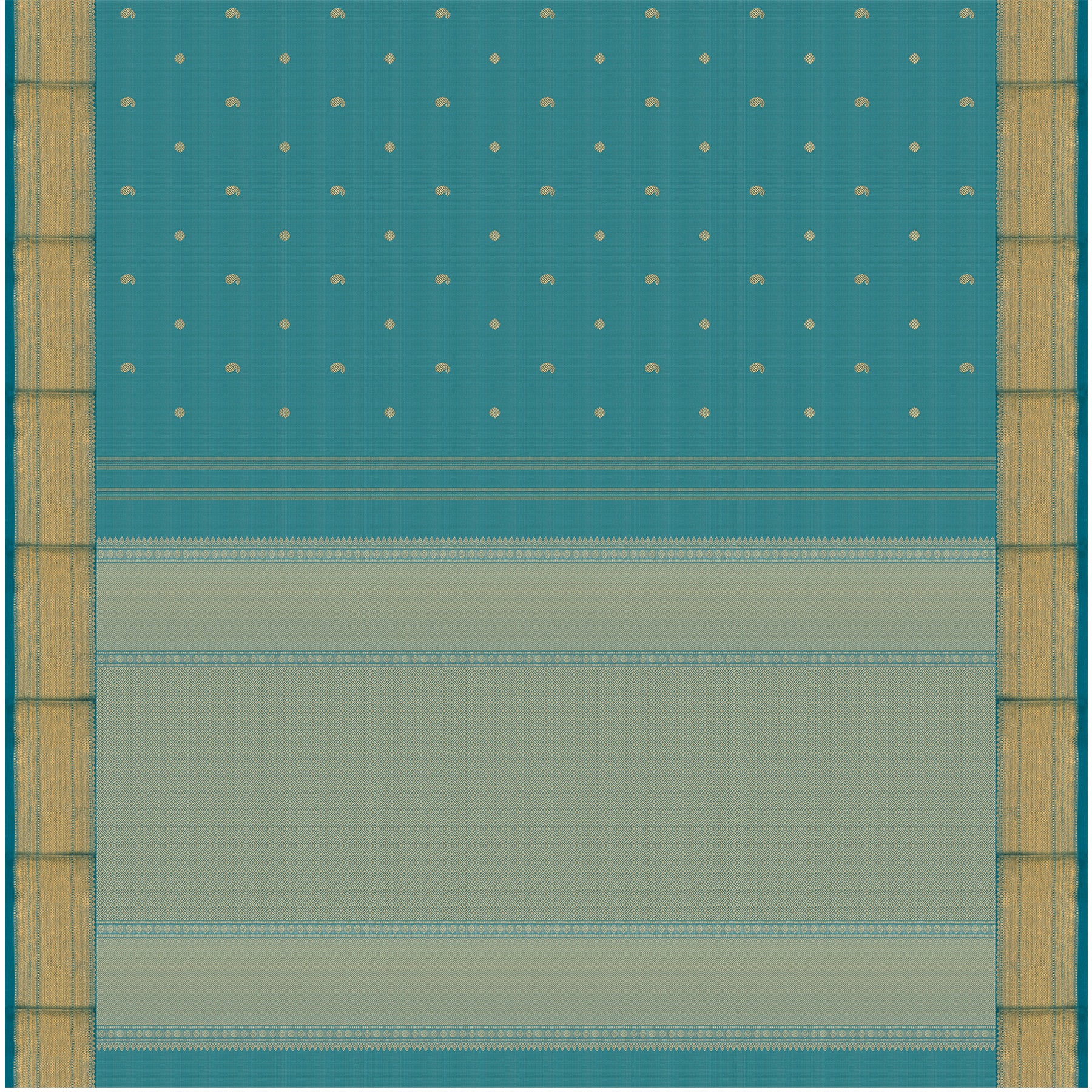 Kanakavalli Kanjivaram Silk Sari 24-599-HS001-03288 - Full View