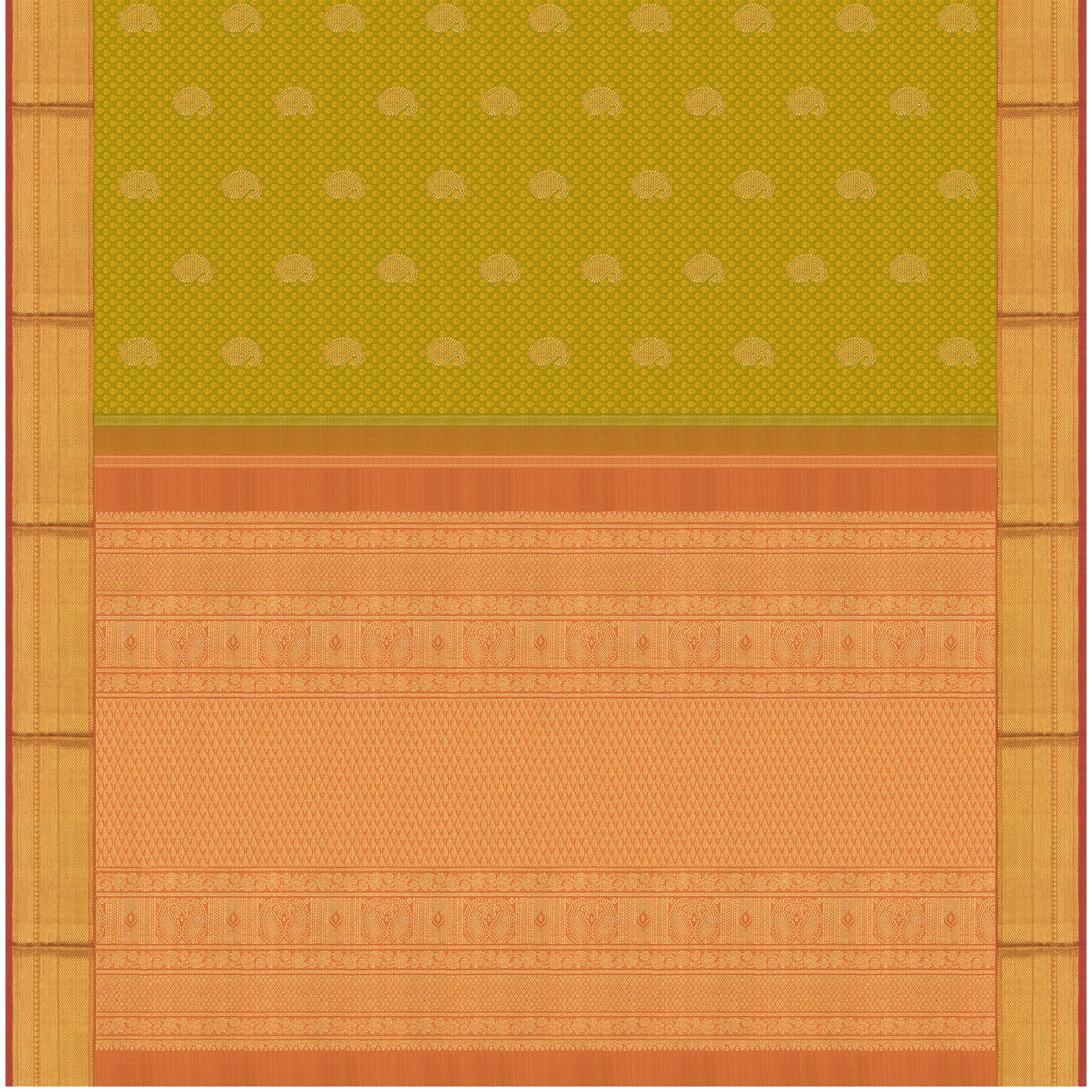 Kanakavalli Kanjivaram Silk Sari 24-599-HS001-03294 - Full View