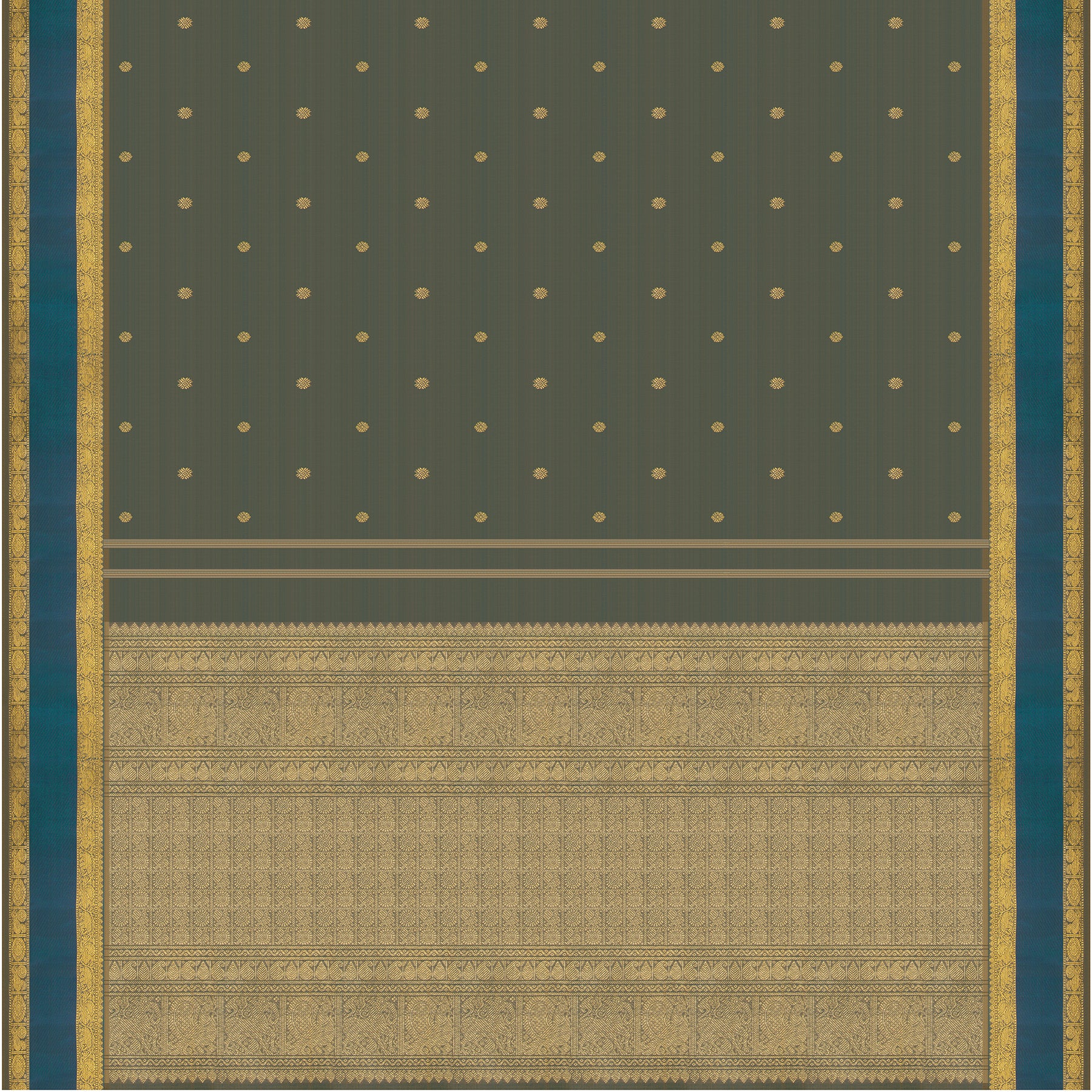 Kanakavalli Kanjivaram Silk Sari 24-599-HS001-03916 - Full View