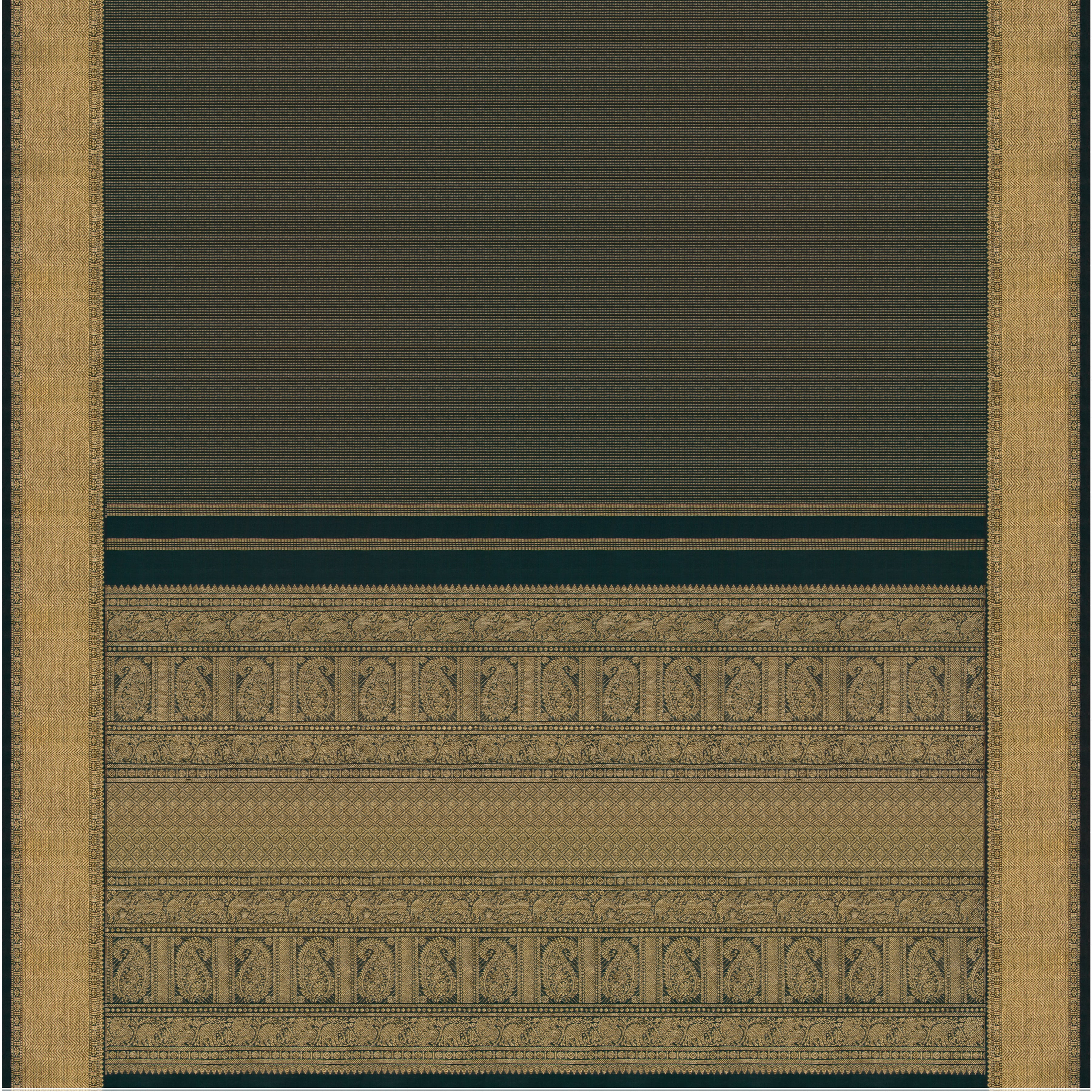 Kanakavalli Kanjivaram Silk Sari 24-599-HS001-06596 - Full View