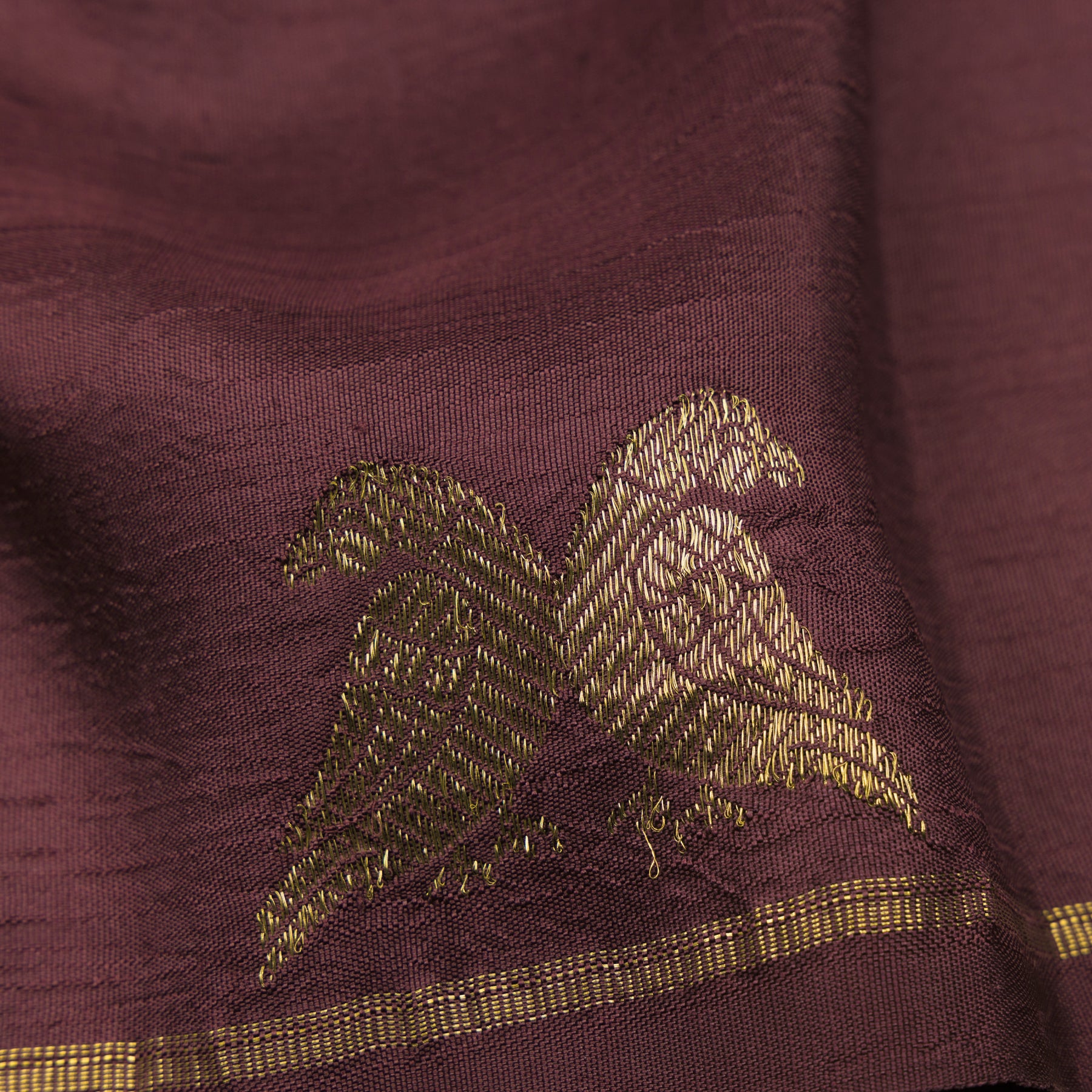 Kanakavalli Kanjivaram Silk Sari 24-599-HS001-10058 - Fabric View