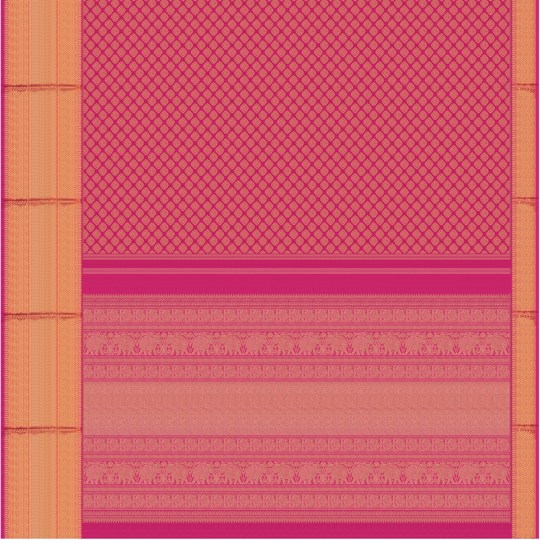 Kanakavalli Kanjivaram Silk Sari 24-599-HS001-10076 - Full View