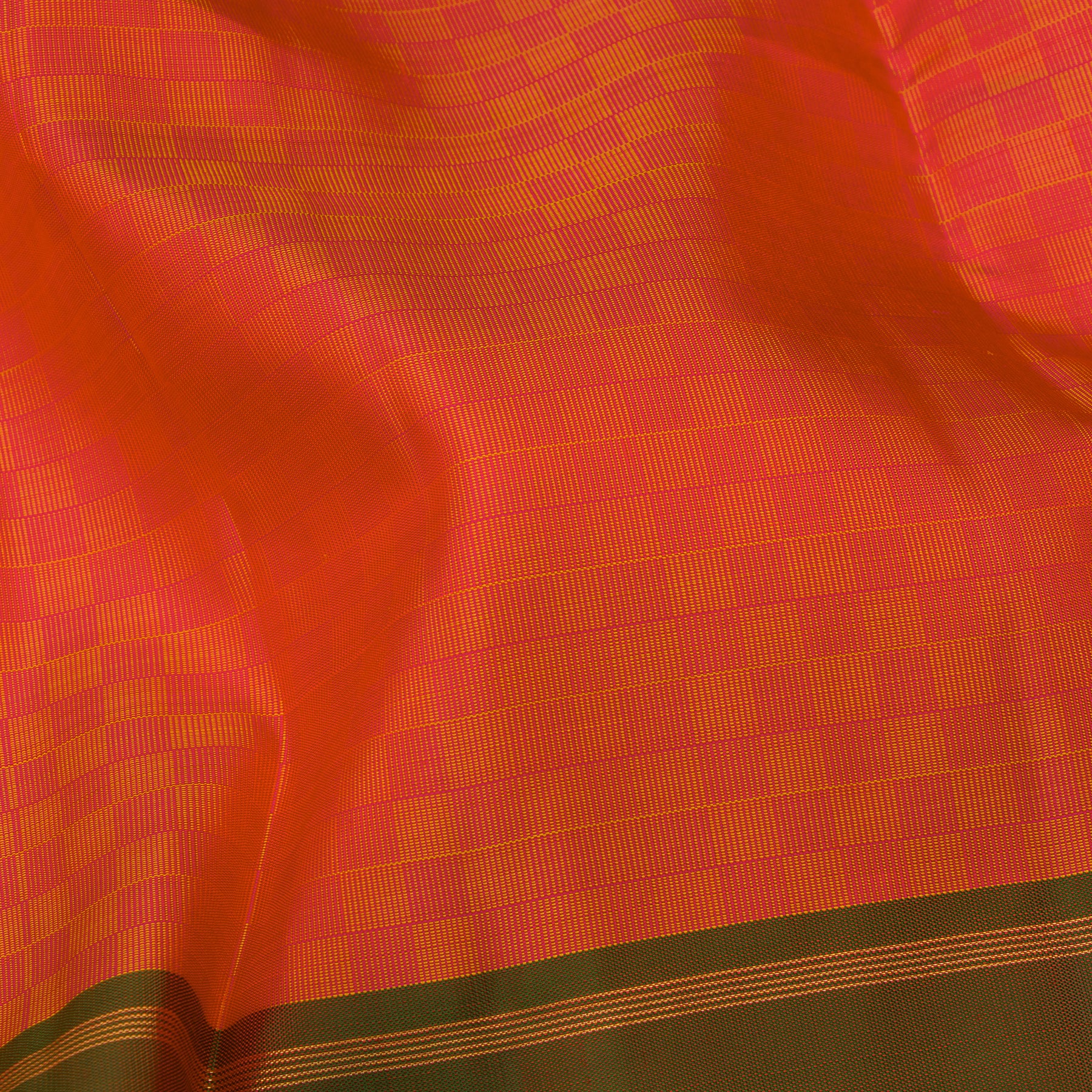 Kanakavalli Kanjivaram Silk Sari 24-599-HS001-11611 - Fabric View