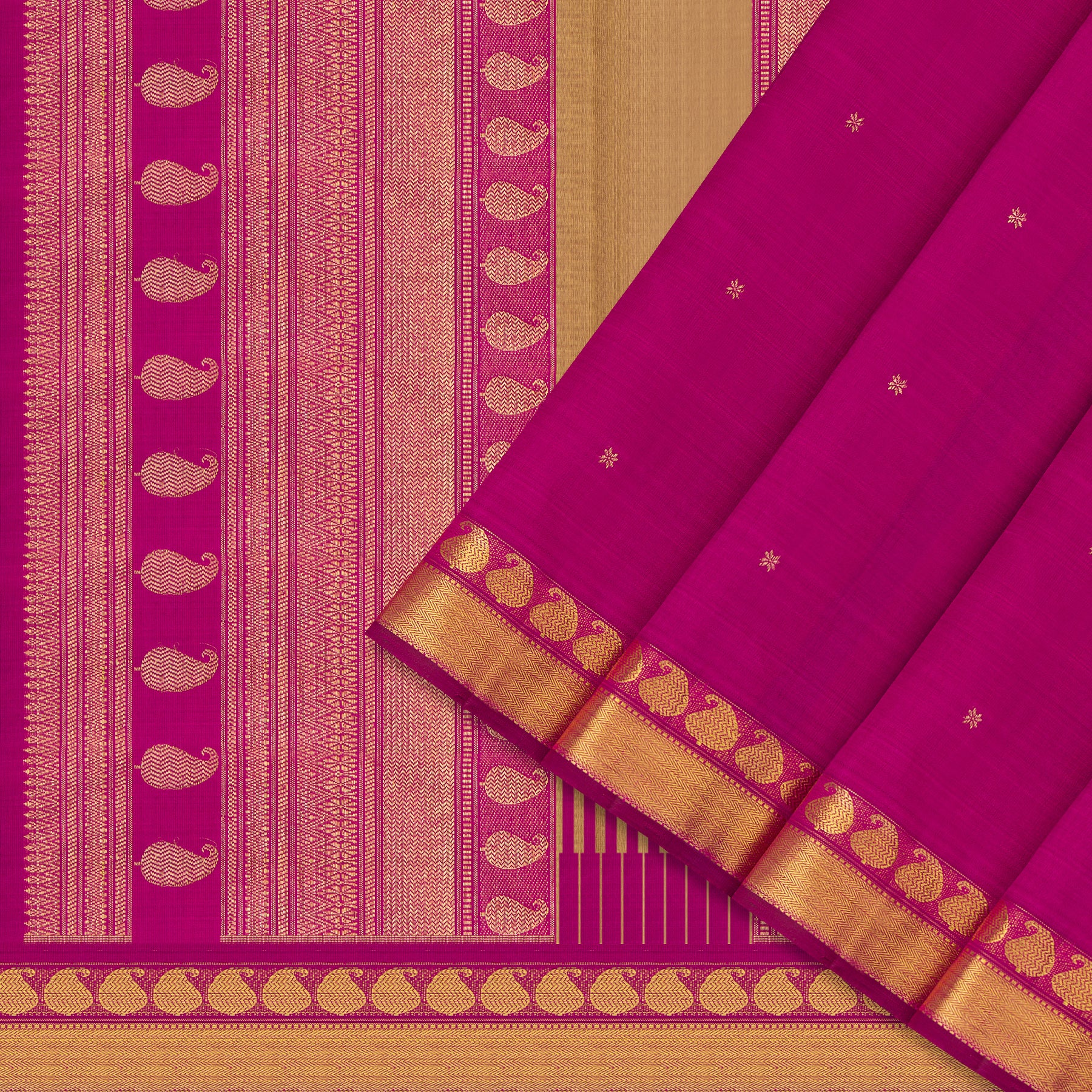 Kanakavalli Kanjivaram Silk Sari 24-599-HS001-11721 - Cover View