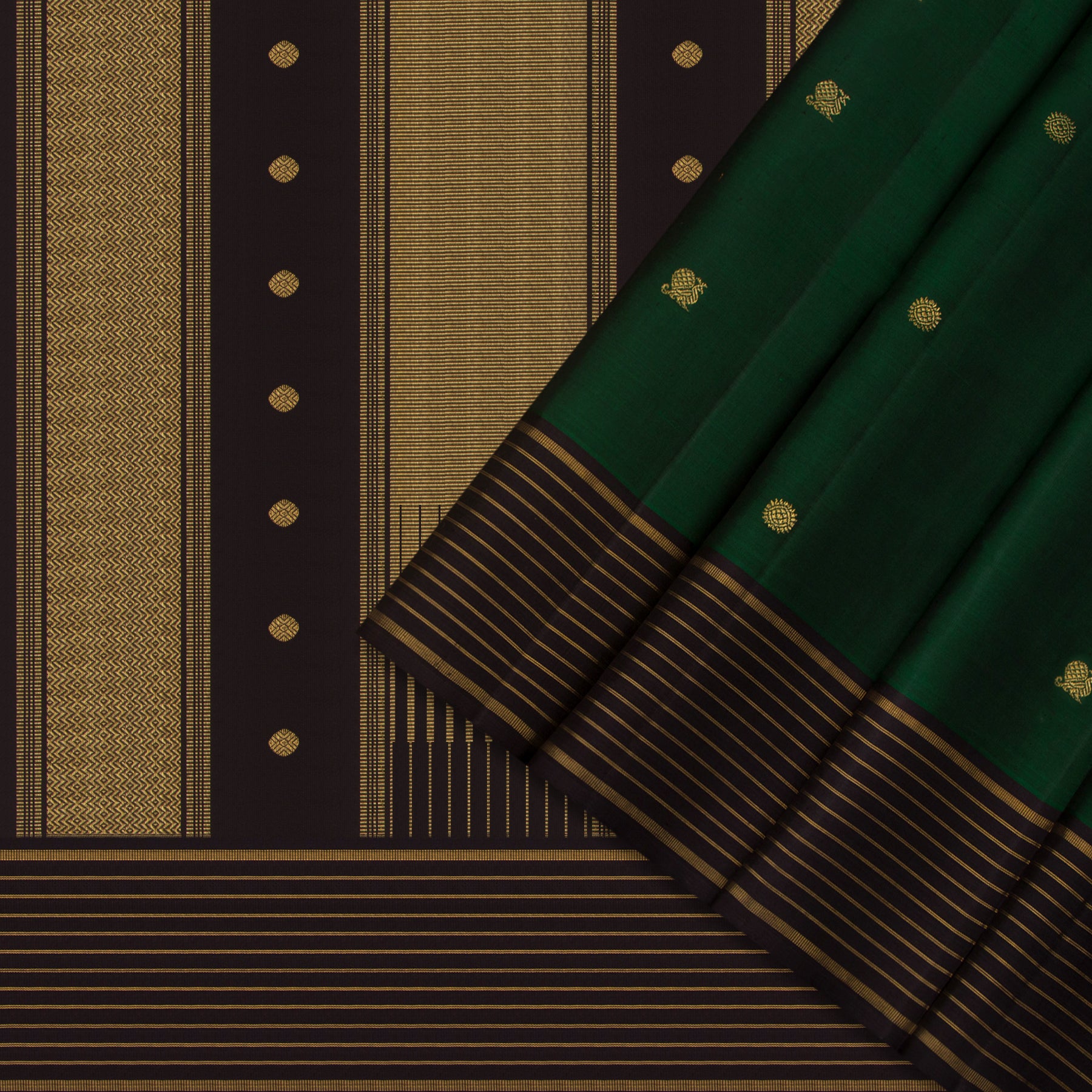 Kanakavalli Kanjivaram Silk Sari 24-599-HS001-11731 - Cover View