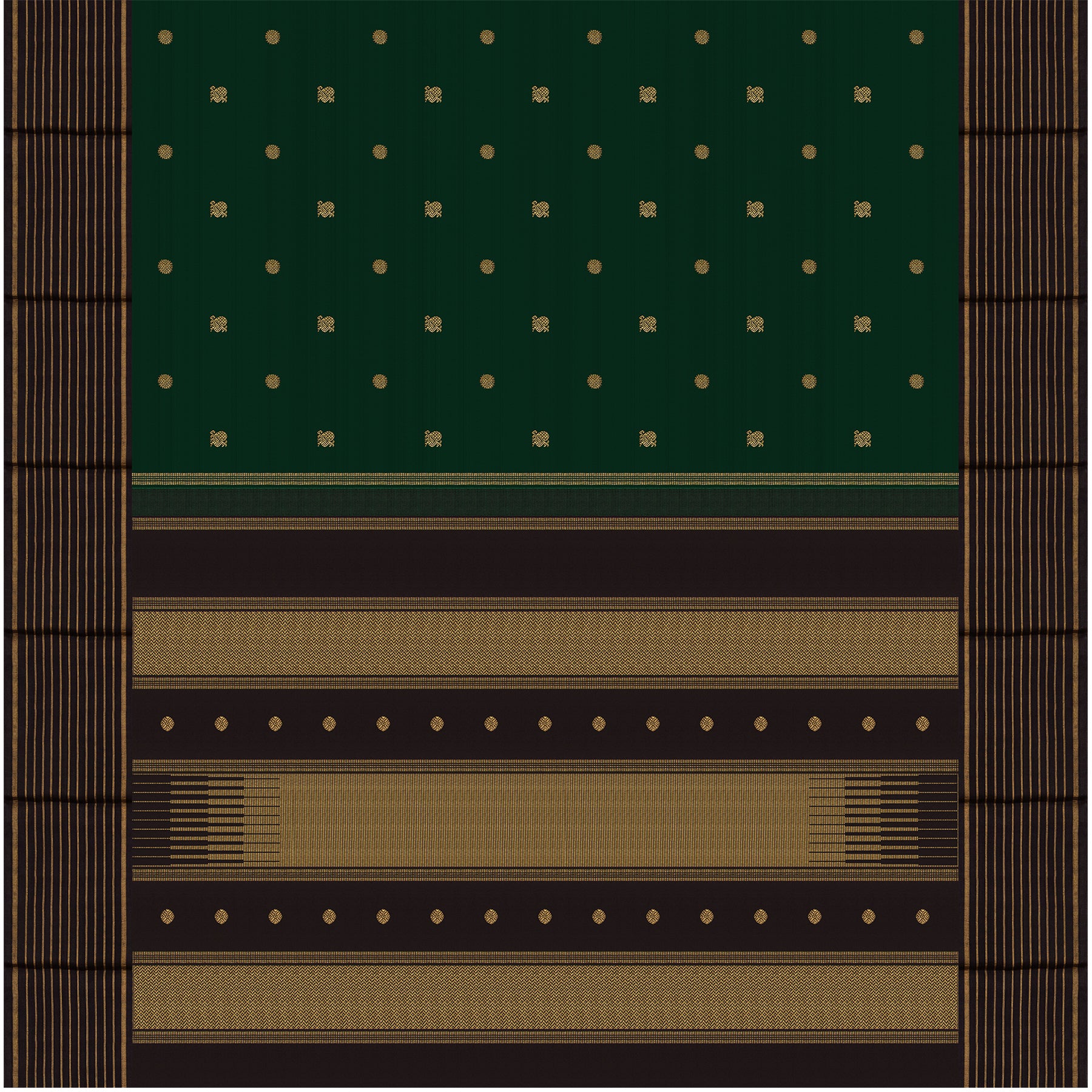Kanakavalli Kanjivaram Silk Sari 24-599-HS001-11731 - Full View
