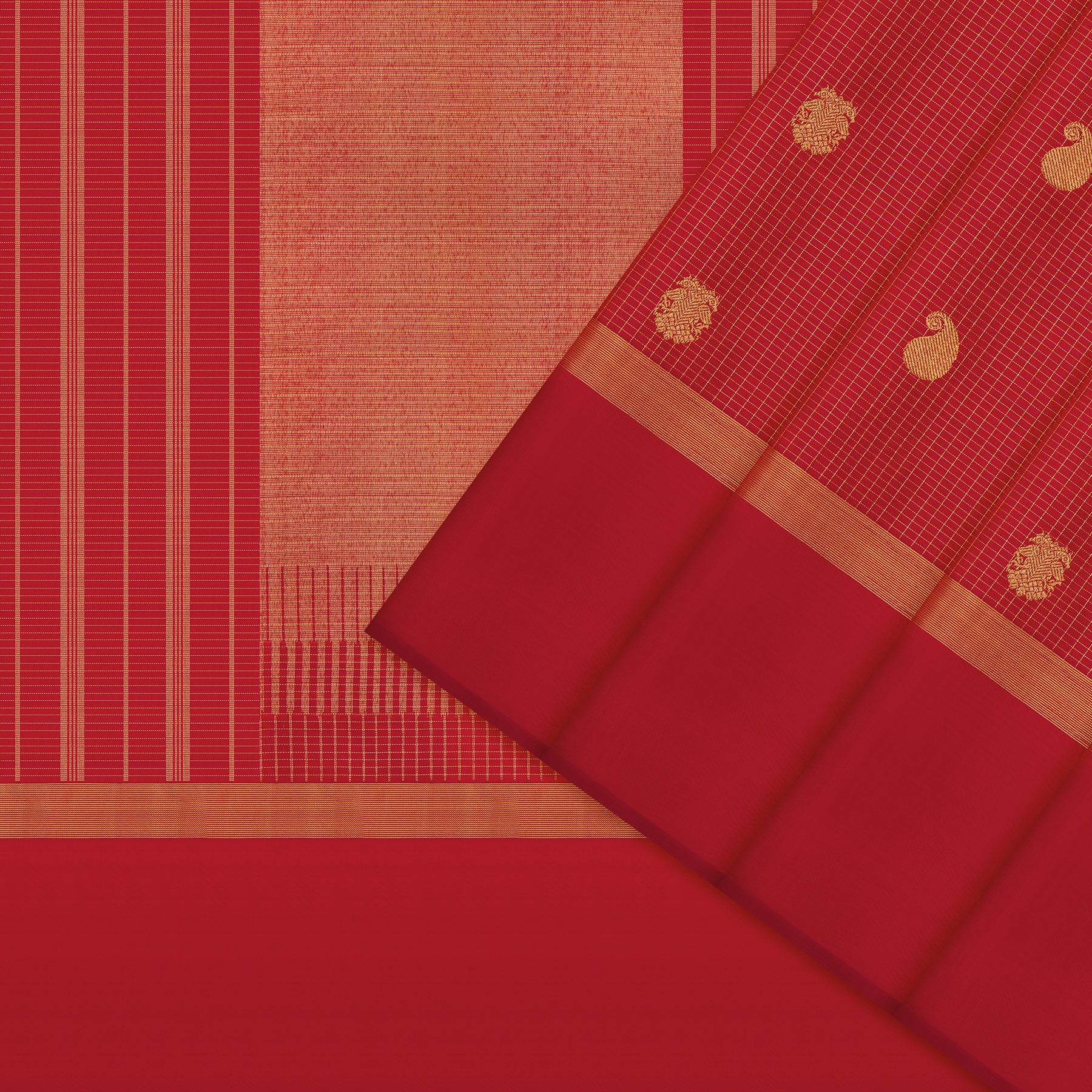 Kanakavalli Kanjivaram Silk Sari 24-599-HS001-12495 - Cover View