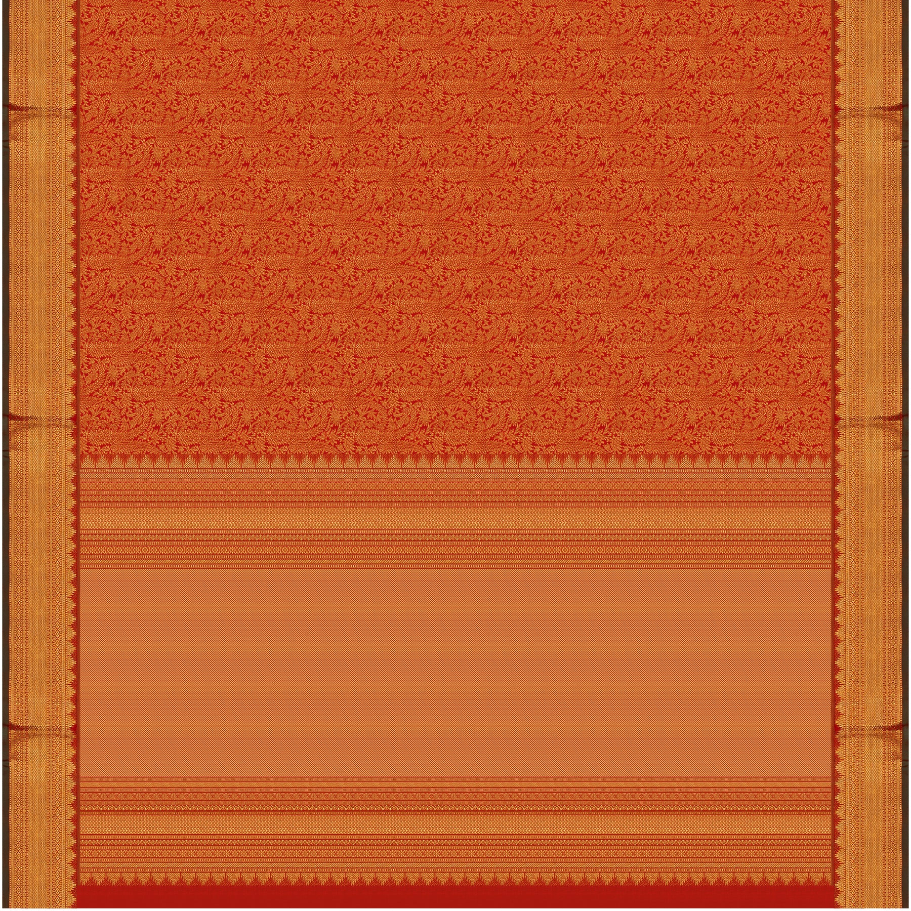 Kanakavalli Kanjivaram Silk Sari 24-599-HS001-12547 - Full View
