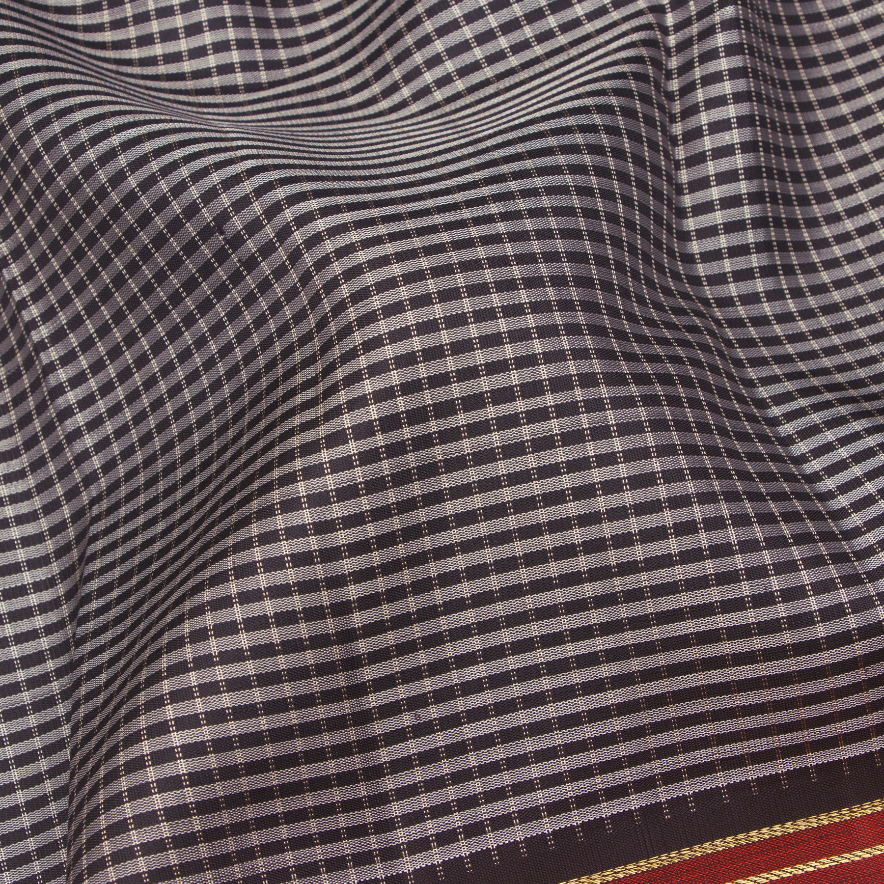 Kanakavalli Kanjivaram Silk Sari 24-599-HS001-12568 - Fabric View