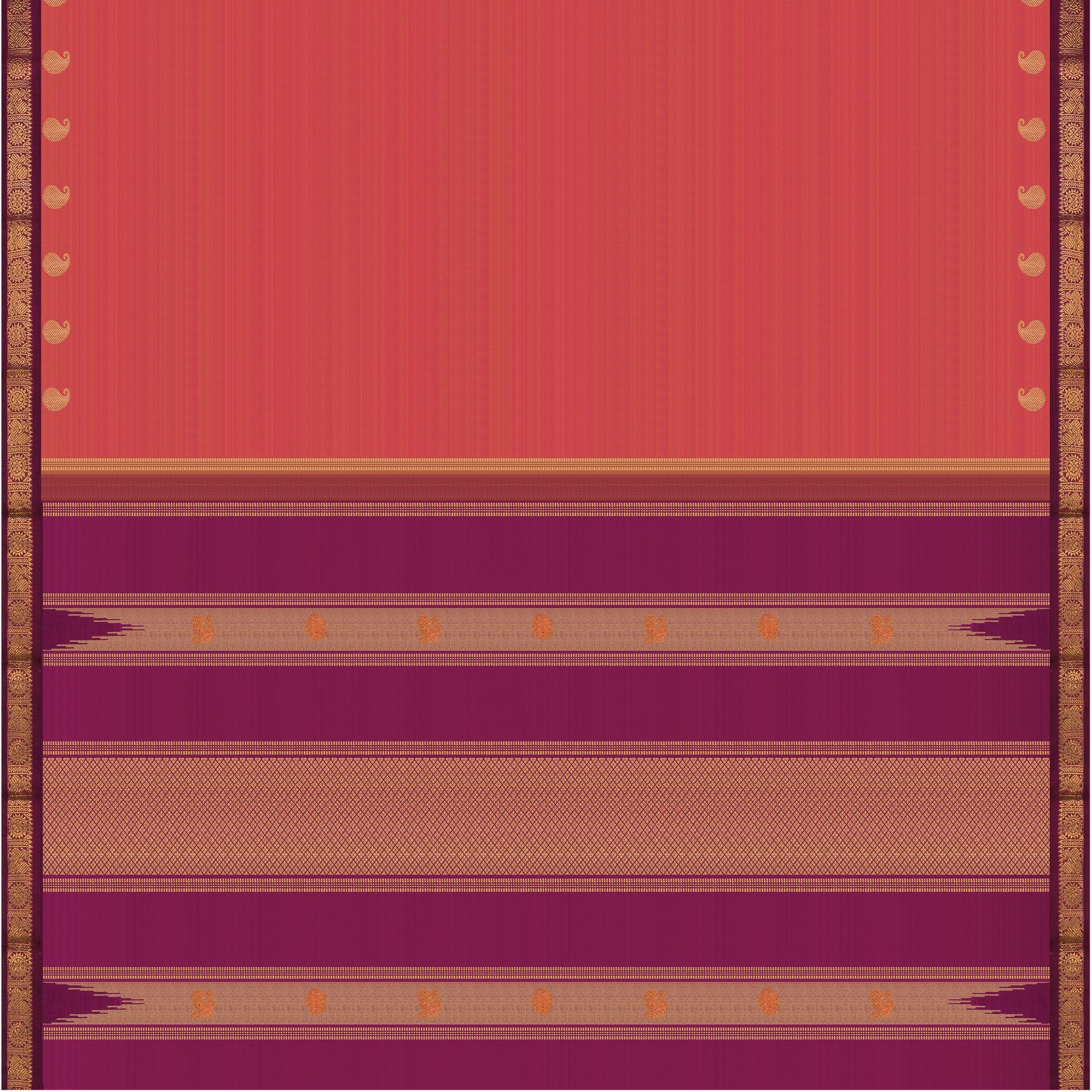 Kanakavalli Kanjivaram Silk Sari 24-599-HS001-12571 - Full View