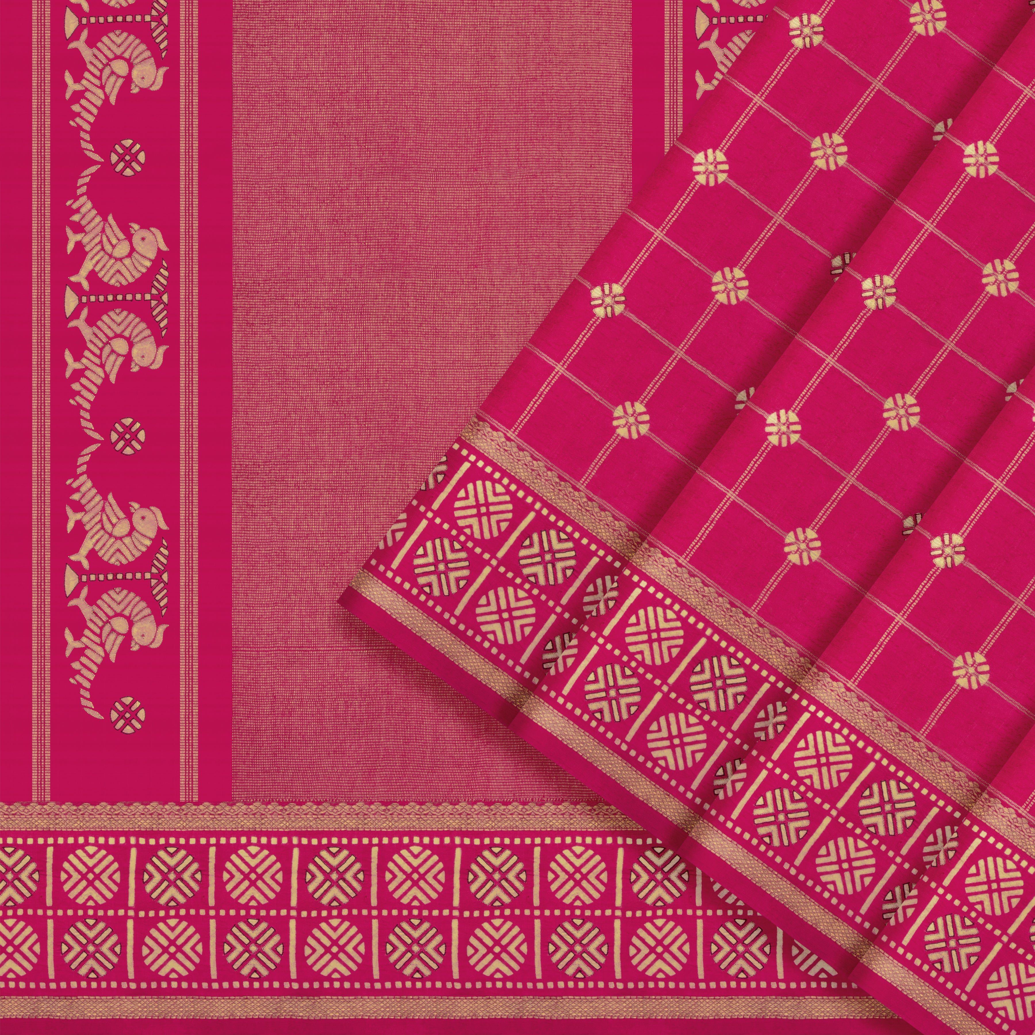 Kanakavalli Kanjivaram Silk Sari 24-599-HS001-12586 - Cover View