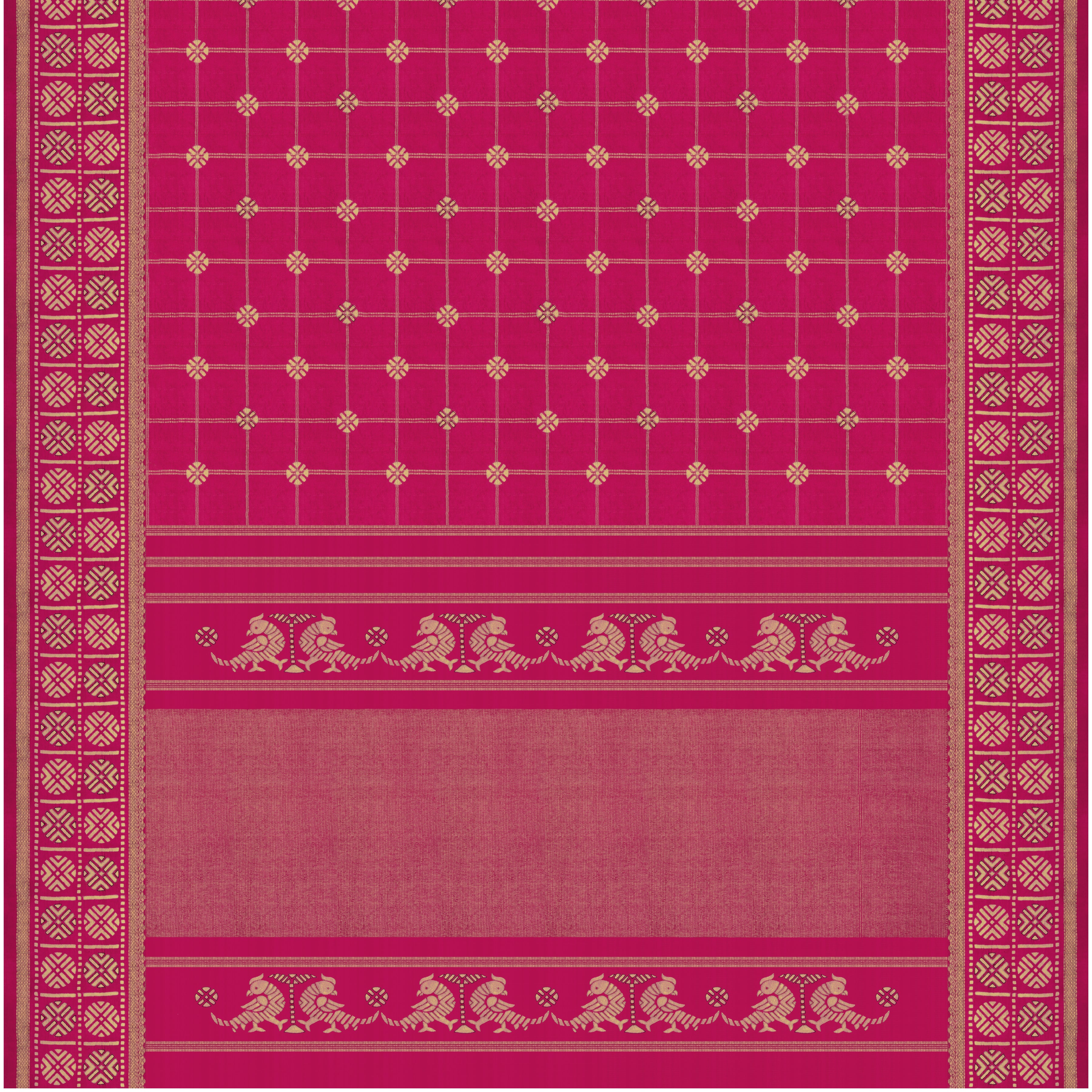 Kanakavalli Kanjivaram Silk Sari 24-599-HS001-12586 - Full View