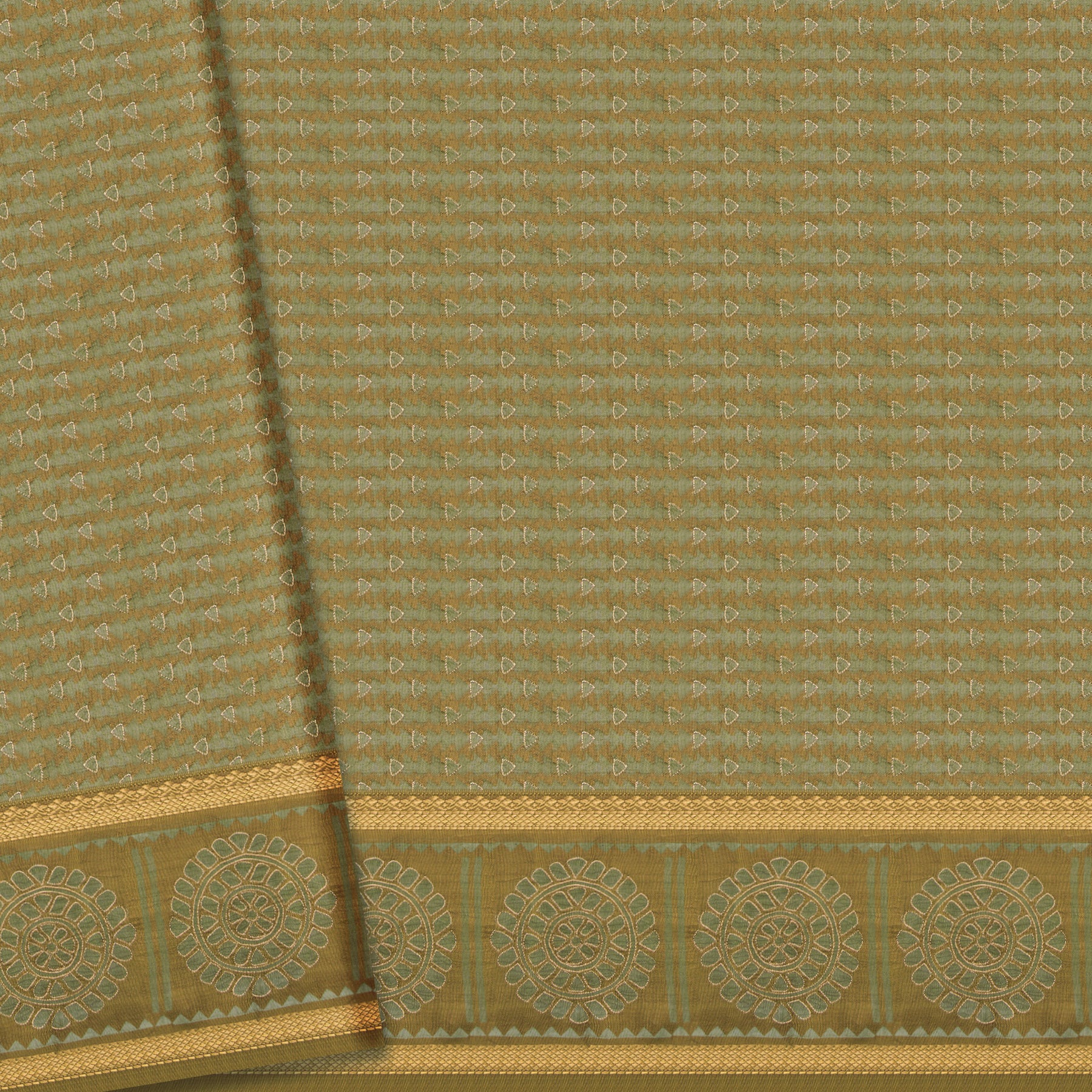 Kanakavalli Kanjivaram Silk Sari 24-599-HS001-13472 - Blouse View