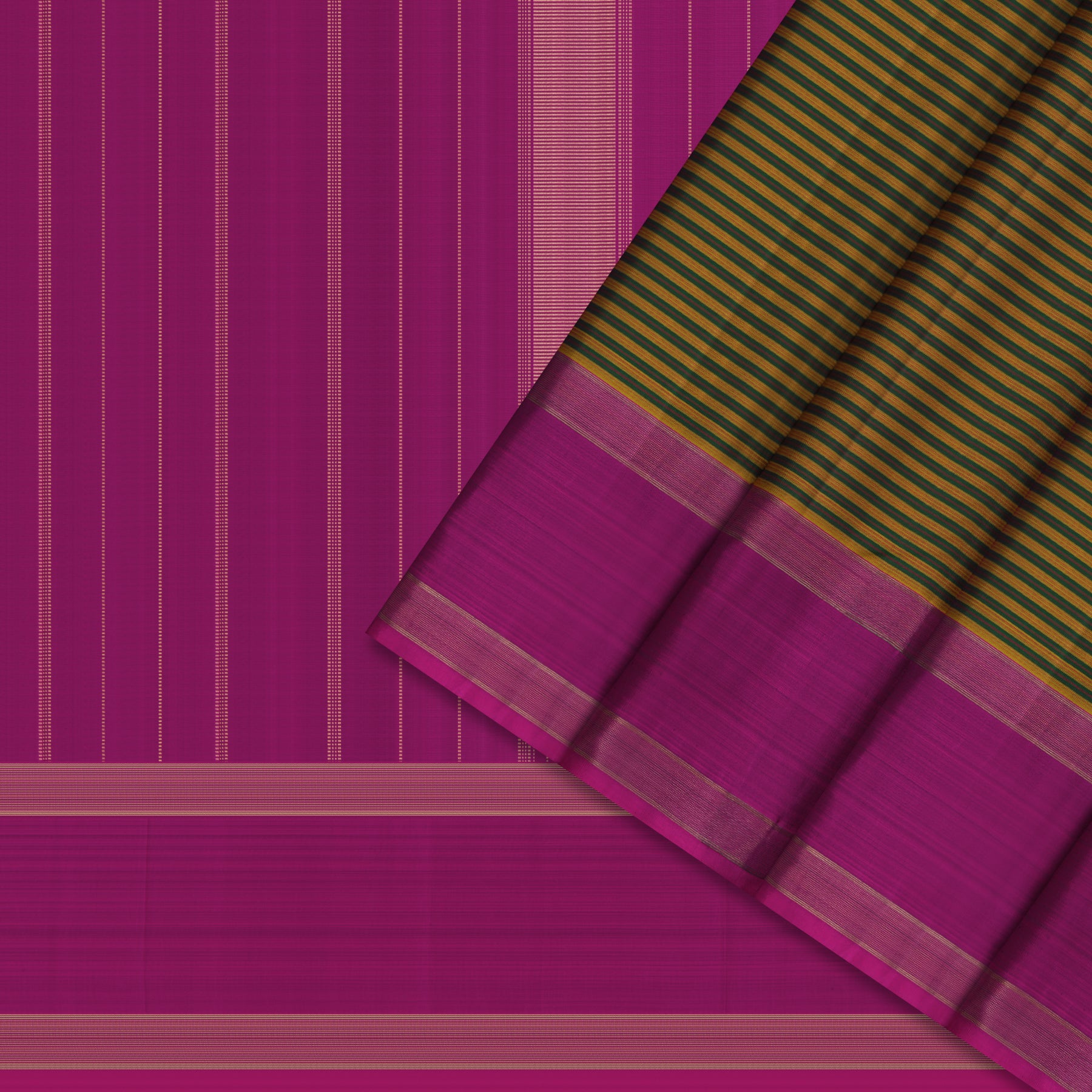 Kanakavalli Kanjivaram Silk Sari 24-599-HS001-13495 - Cover View