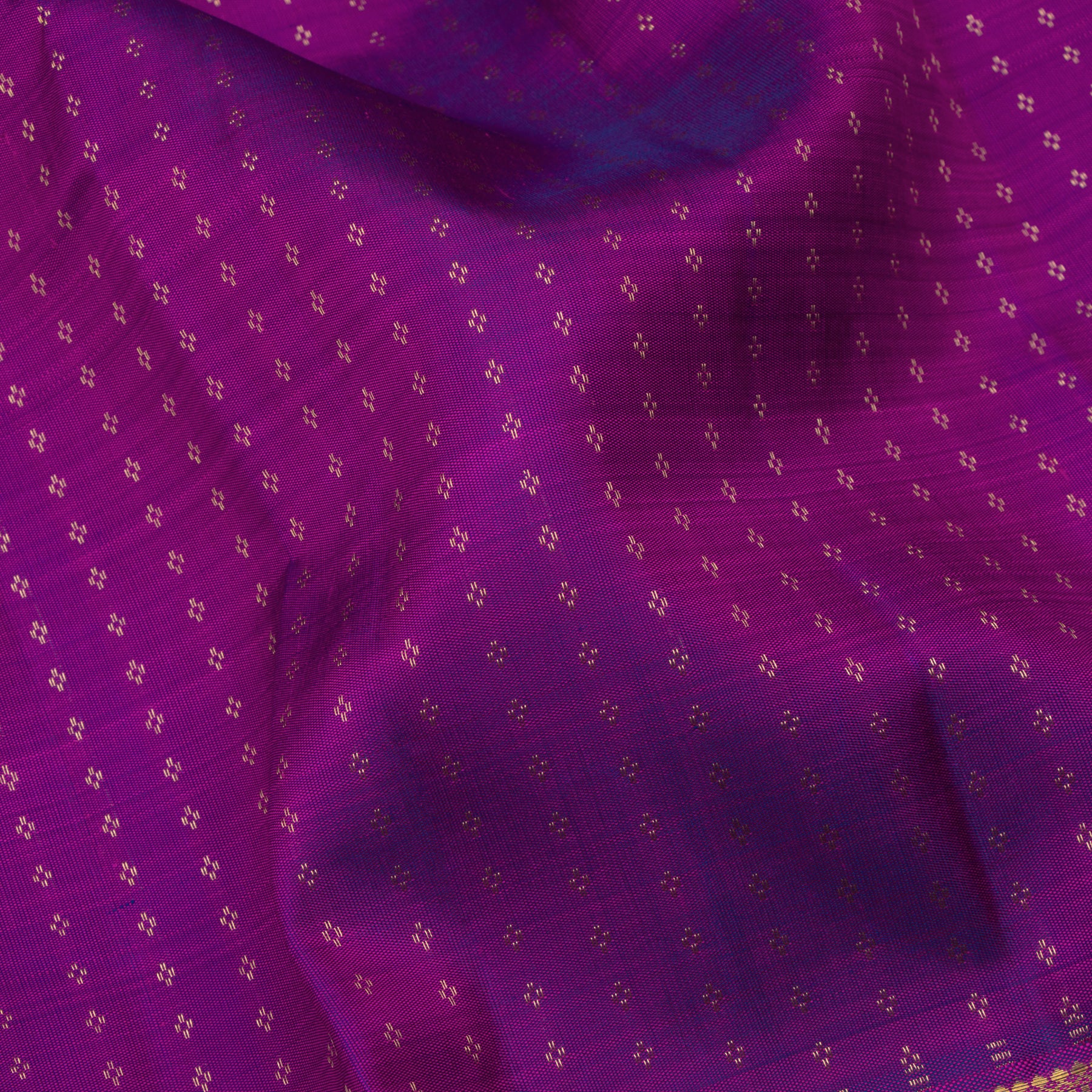 Kanakavalli Kanjivaram Silk Sari 24-599-HS001-13518 - Fabric View