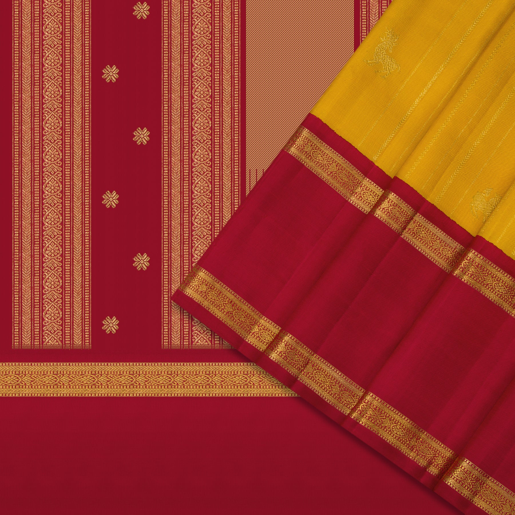 Kanakavalli Kanjivaram Silk Sari 24-599-HS001-13523 - Cover View