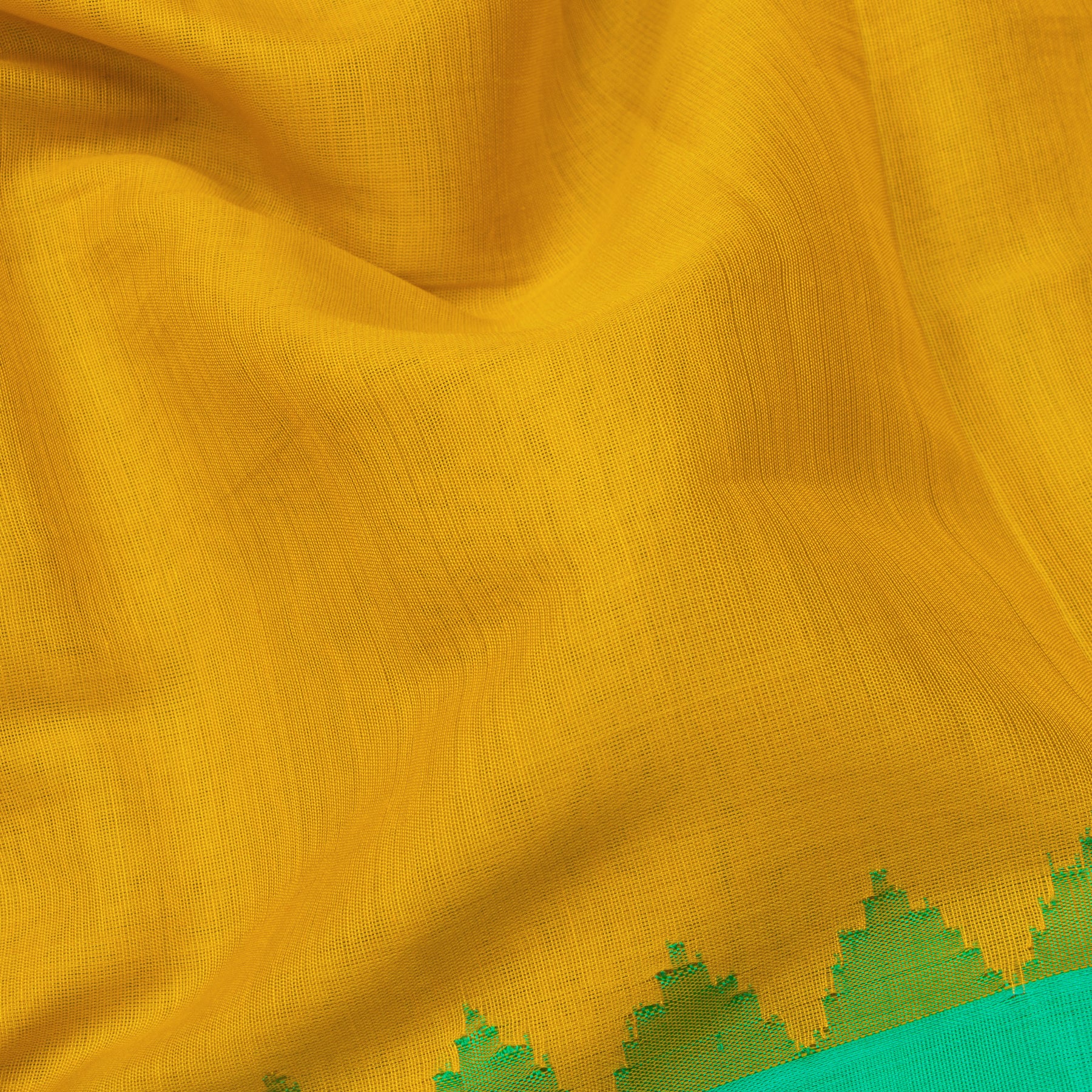 Kanakavalli Gadwal Silk/Cotton Sari 24-604-HS005-04522 - Fabric View