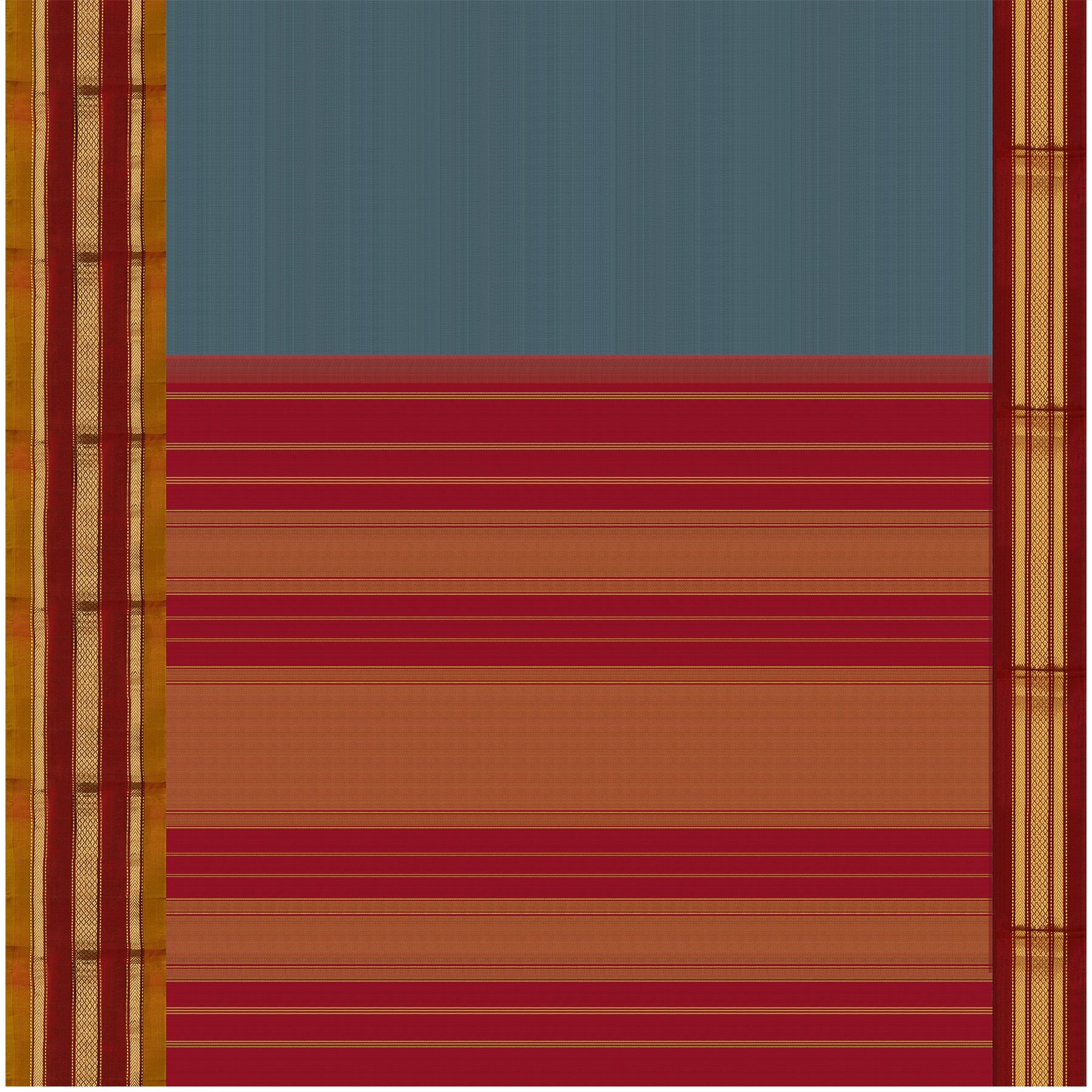 Kanakavalli Gadwal Silk/Cotton Sari 24-604-HS005-08966 - Full View