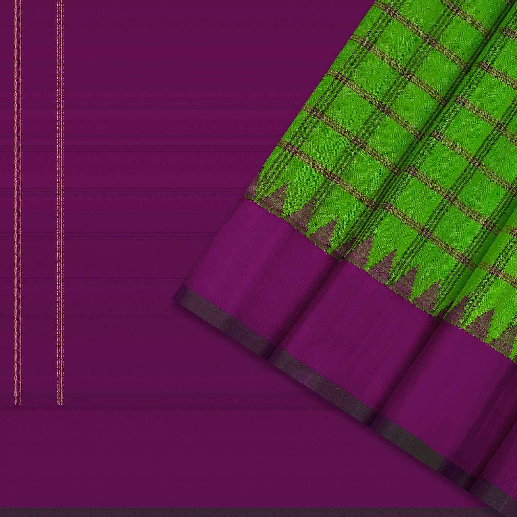 Kanakavalli Gadwal Silk/Cotton Sari 24-604-HS005-08985 - Cover View