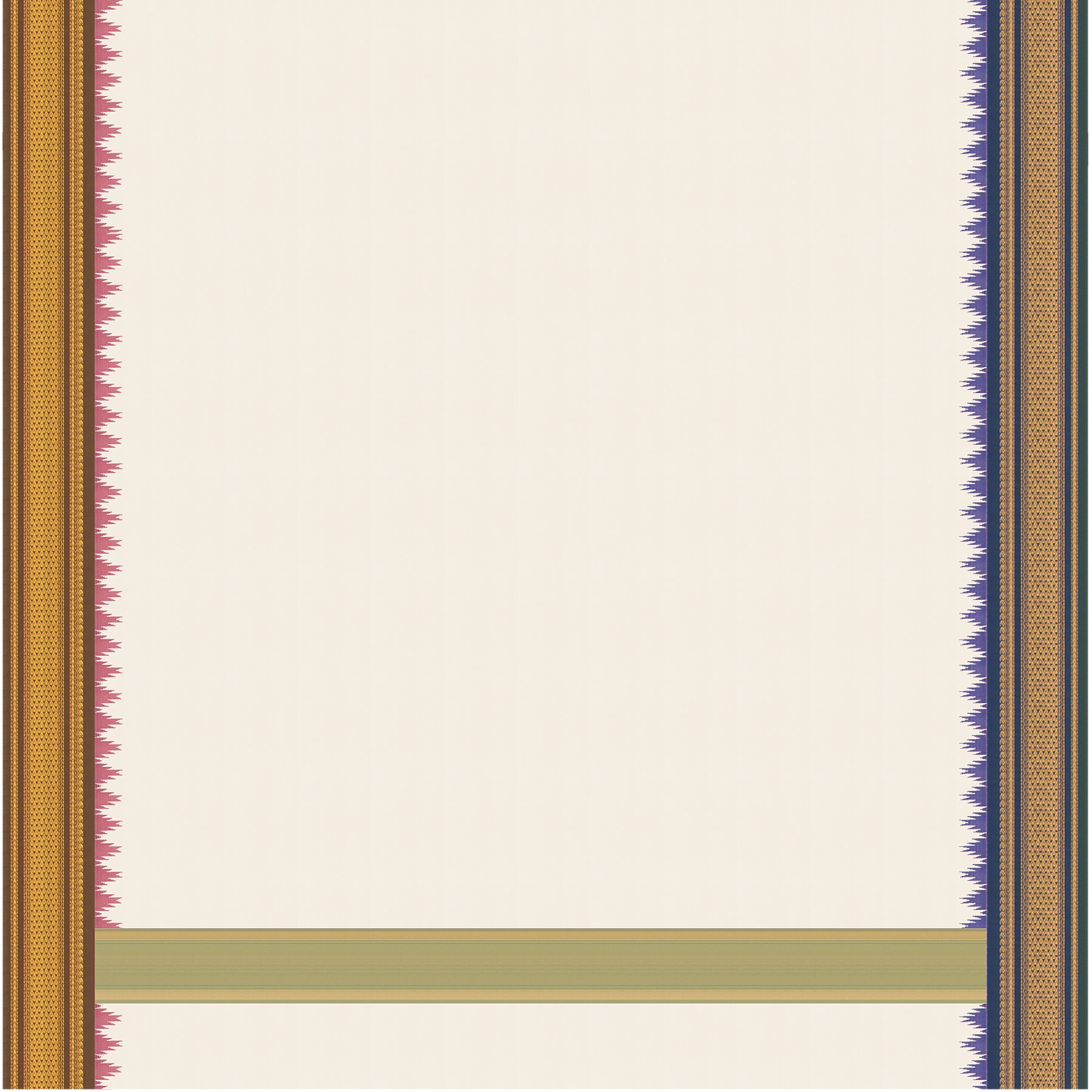 Kanakavalli Kanjivaram Silk Angavastram Set 24-611-HA001-01169 - Full View