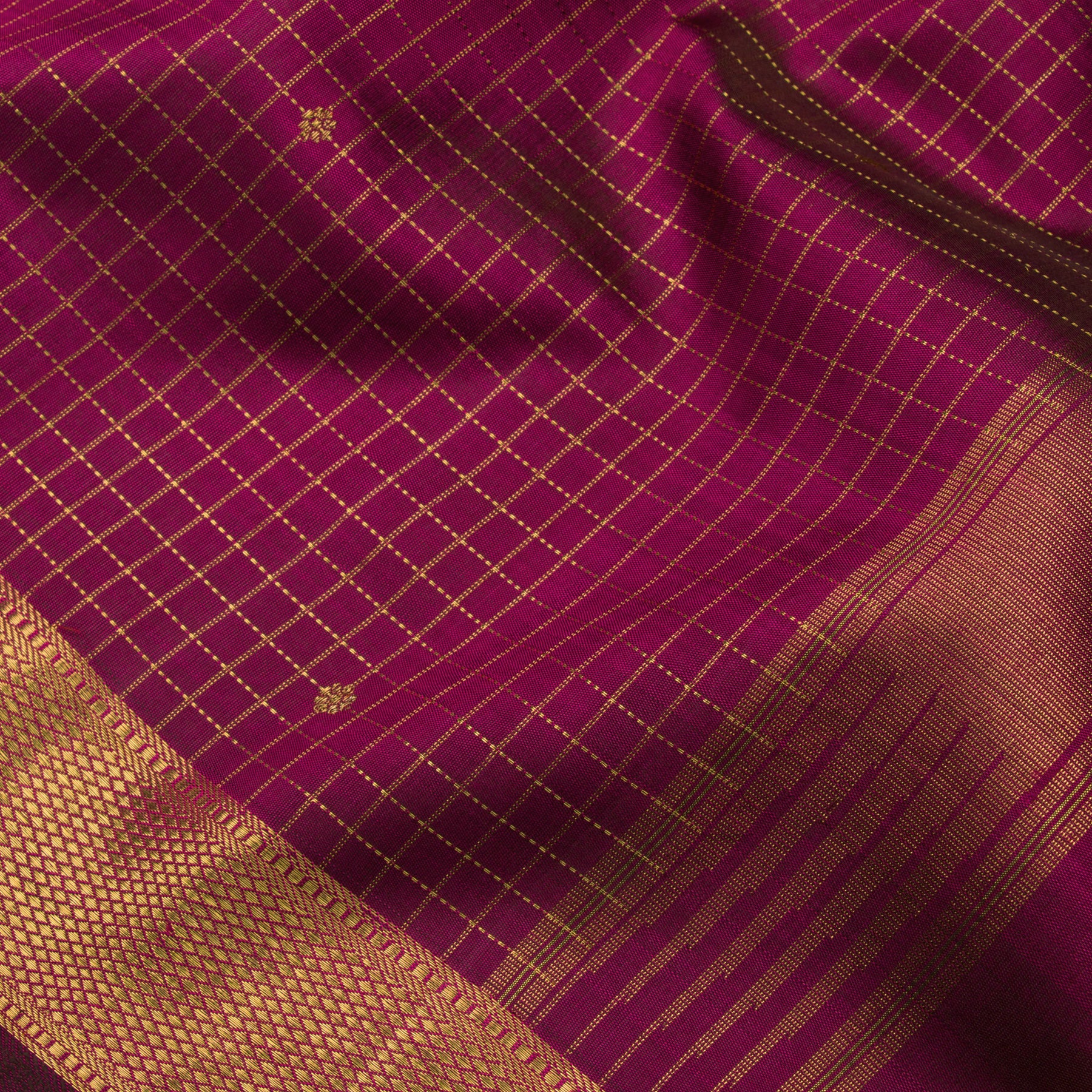 Kanakavalli Kanjivaram Silk Dupatta 24-611-HD001-01143 - Fabric View