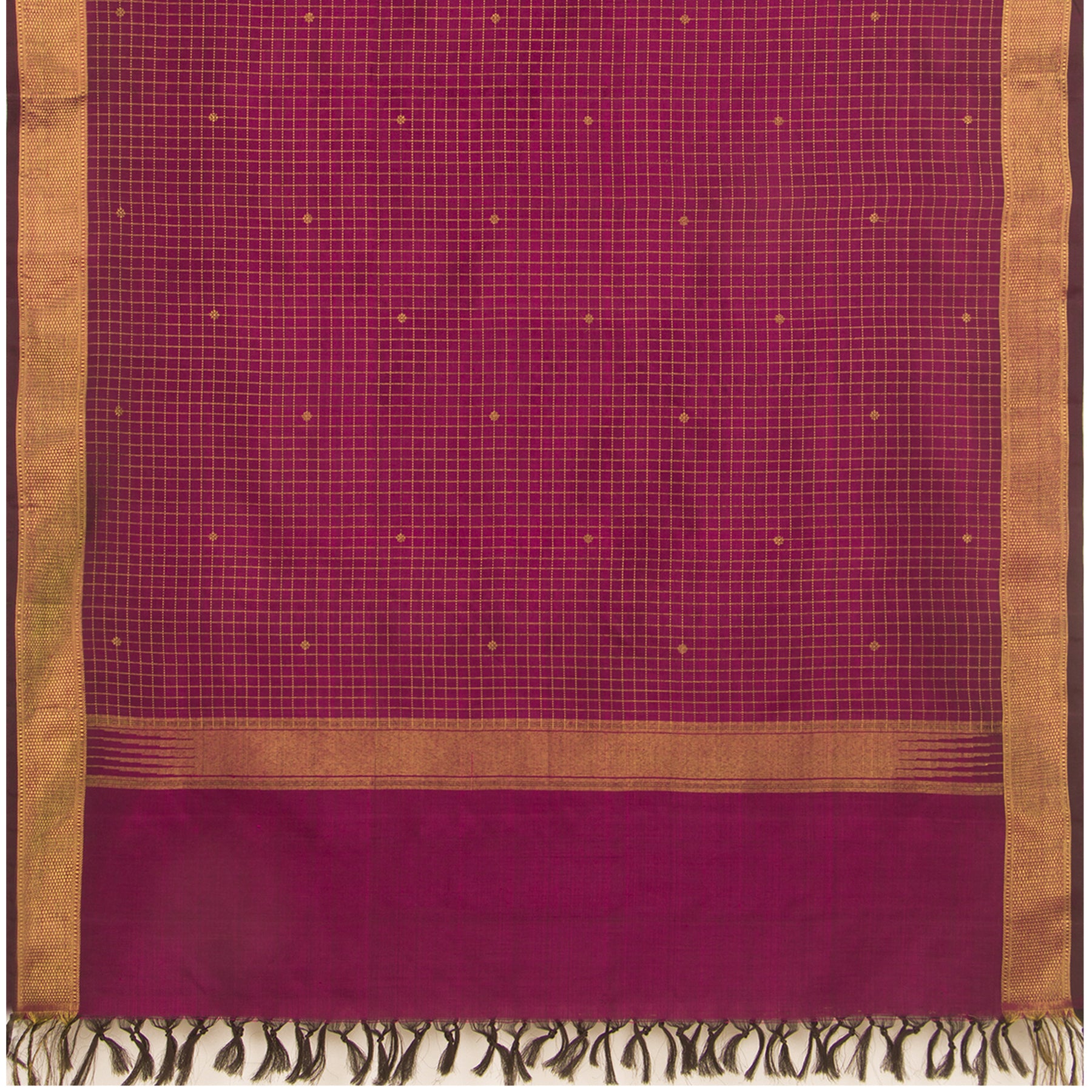 Kanakavalli Kanjivaram Silk Dupatta 24-611-HD001-01143 - Full View