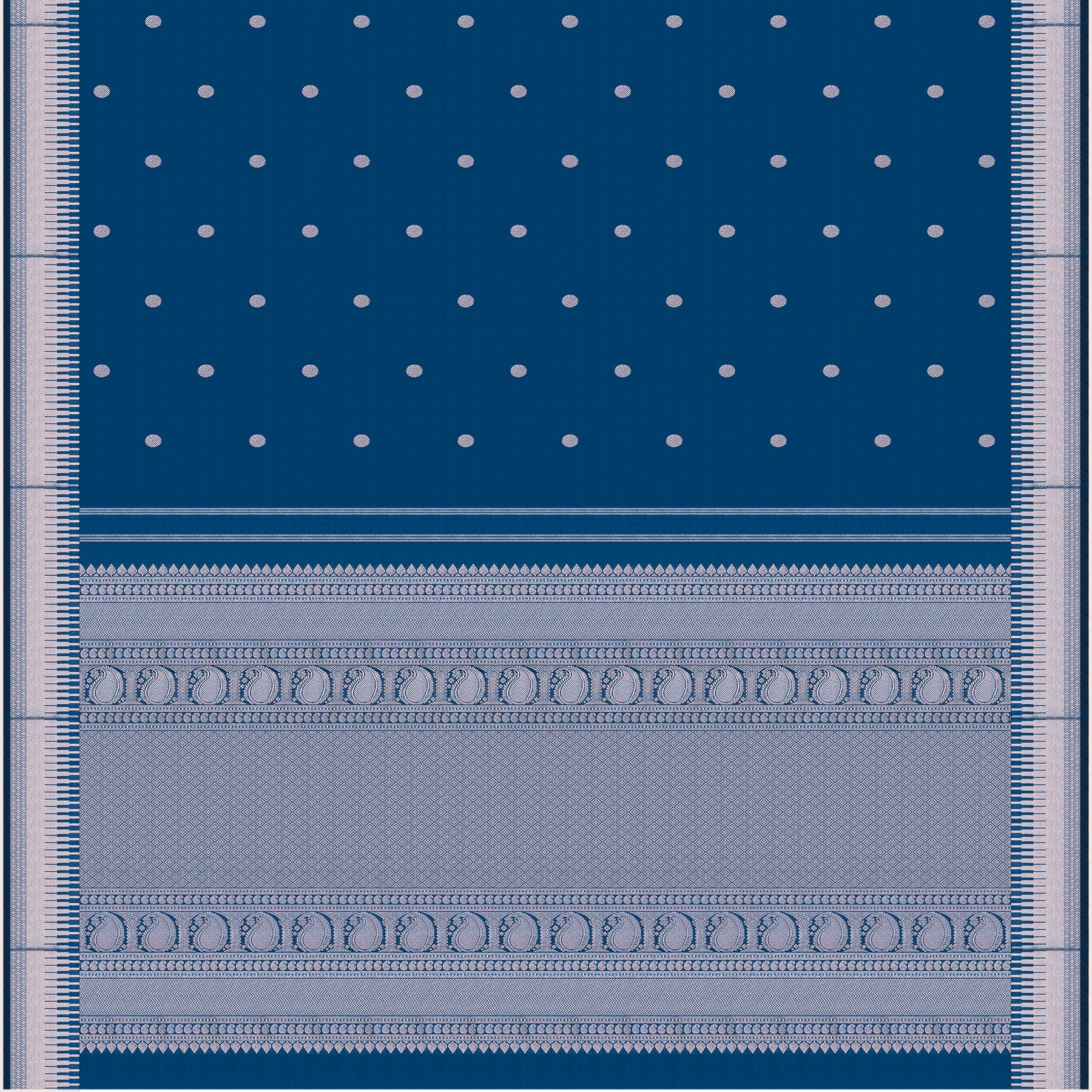 Kanakavalli Kanjivaram Silk Sari 24-611-HS001-03686 - Full View