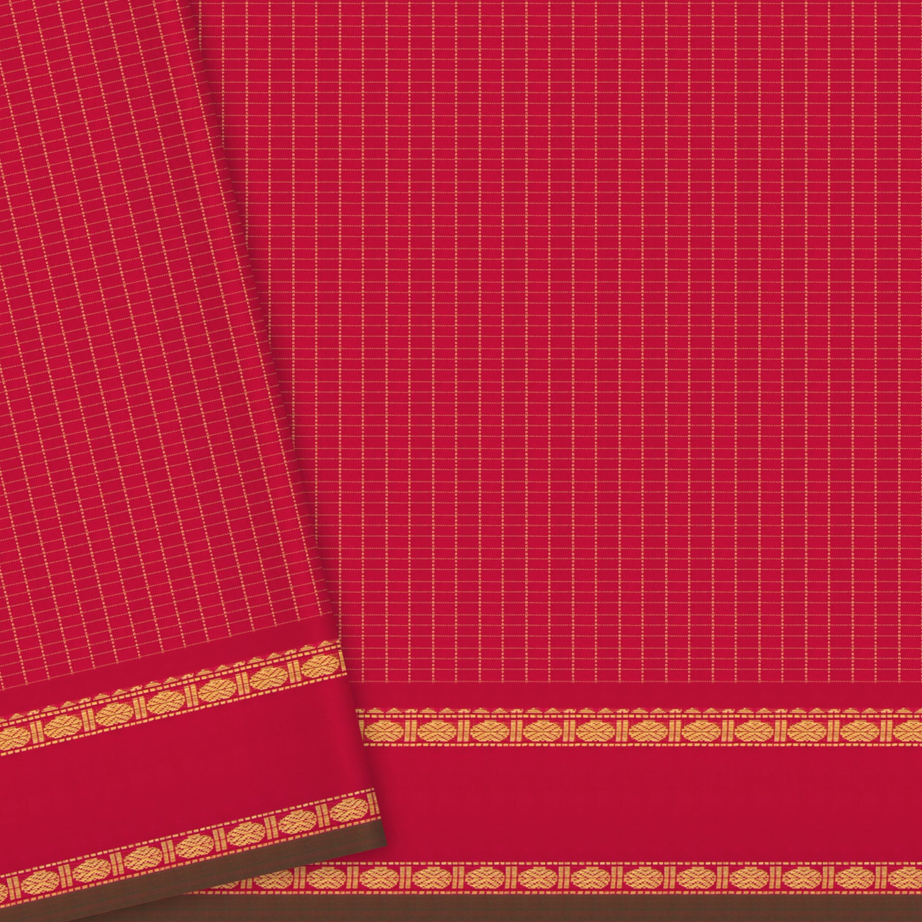 Kanakavalli Kanjivaram Silk Sari 24-611-HS001-03733 - Blouse View