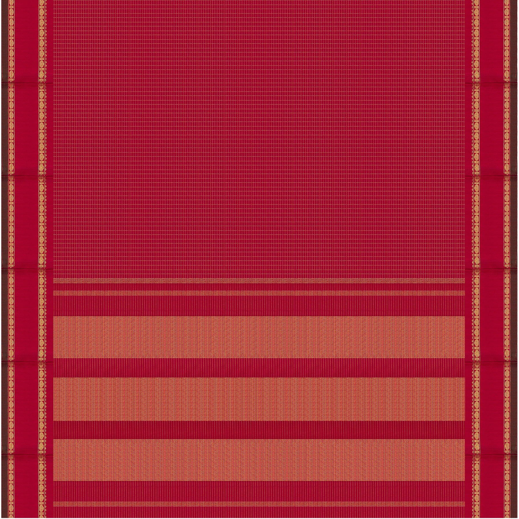 Kanakavalli Kanjivaram Silk Sari 24-611-HS001-03733 - Full View