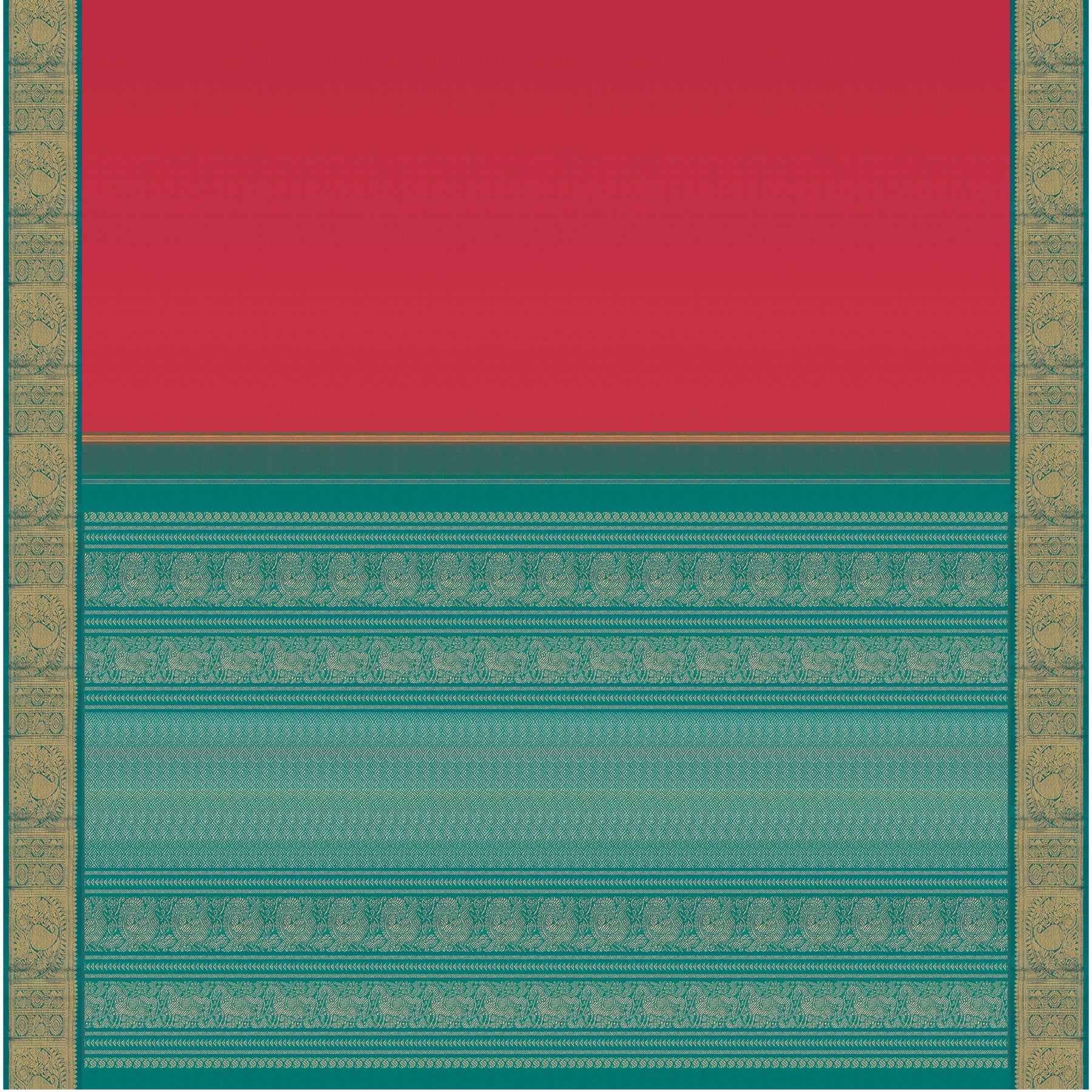 Kanakavalli Kanjivaram Silk Sari 24-611-HS001-03763 - Full View