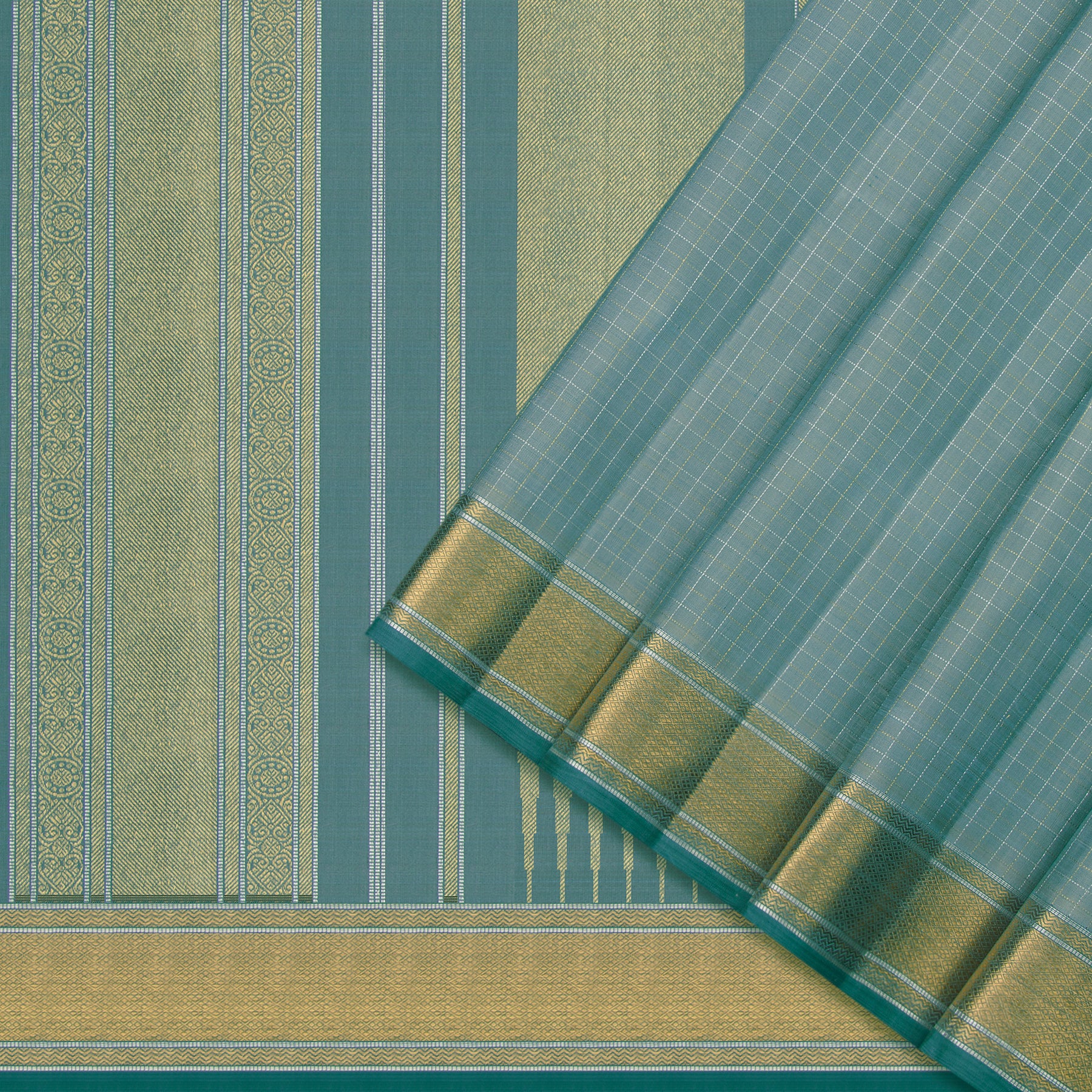 Kanakavalli Kanjivaram Silk Sari 24-611-HS001-06976 - Cover View