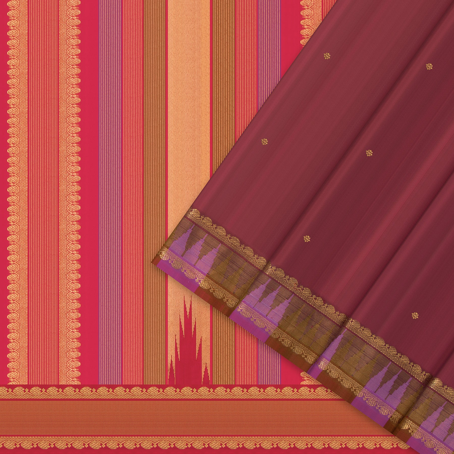 Kanakavalli Kanjivaram Silk Sari 24-611-HS001-08600 - Cover View