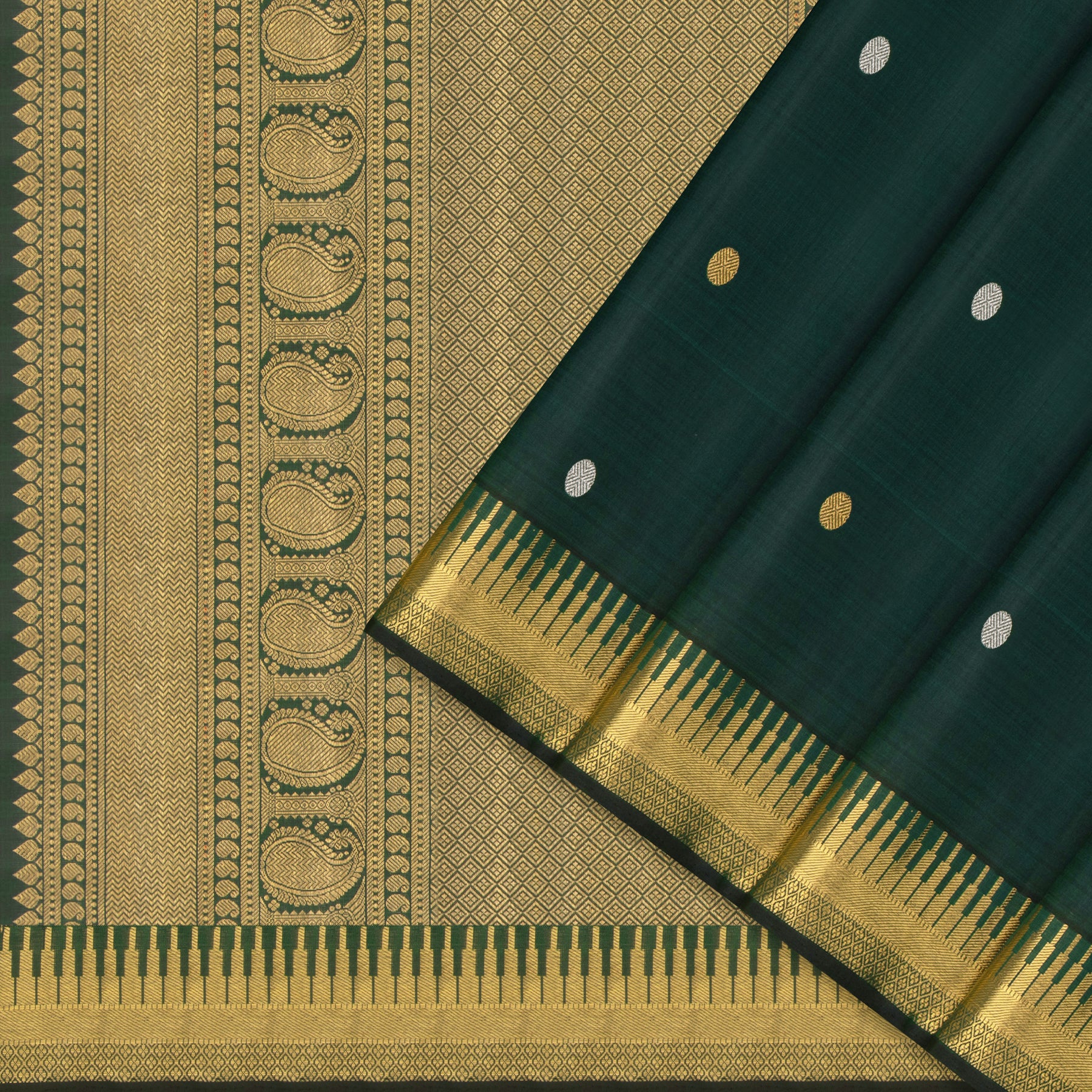 Kanakavalli Kanjivaram Silk Sari 24-611-HS001-10656 - Cover View