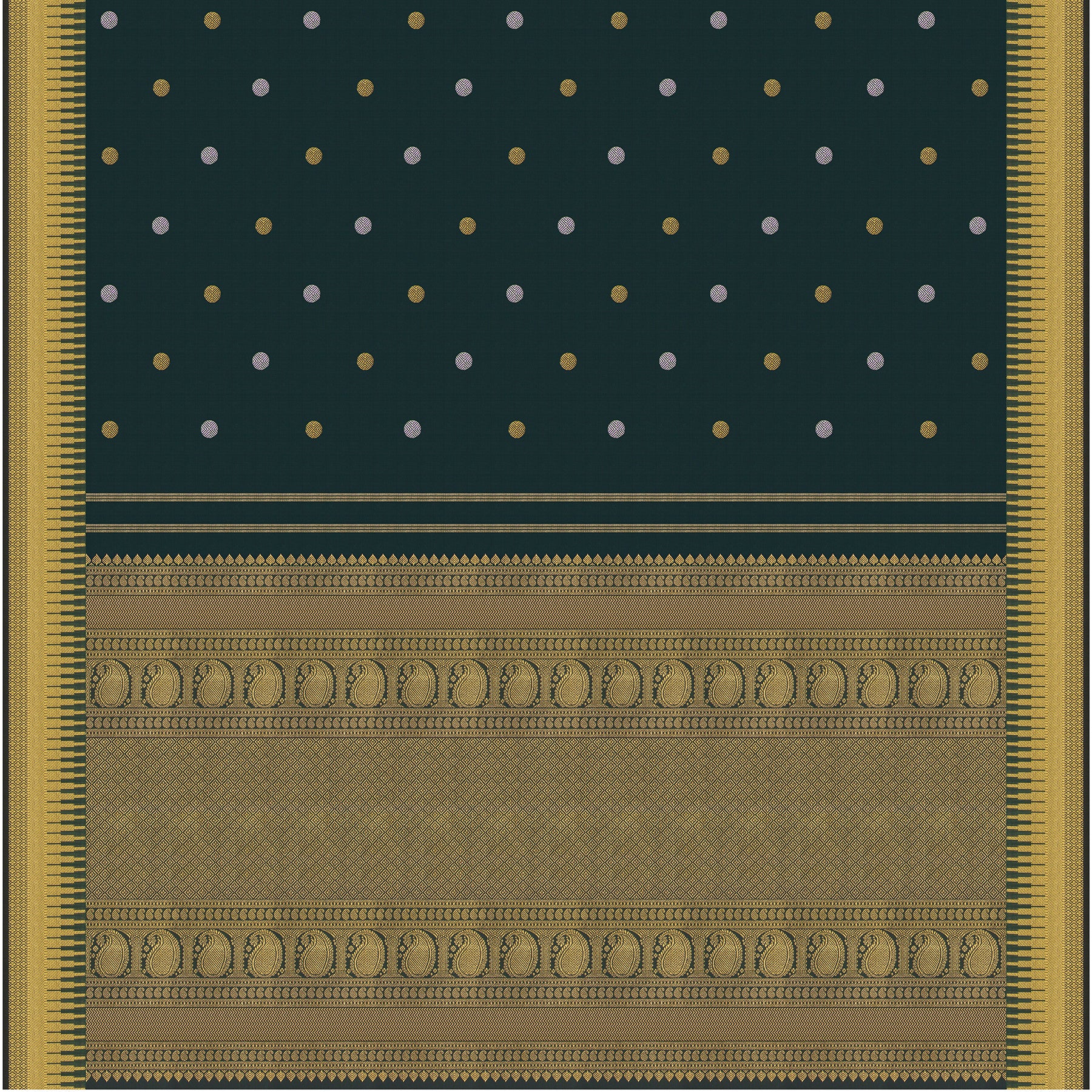 Kanakavalli Kanjivaram Silk Sari 24-611-HS001-10669 - Full View