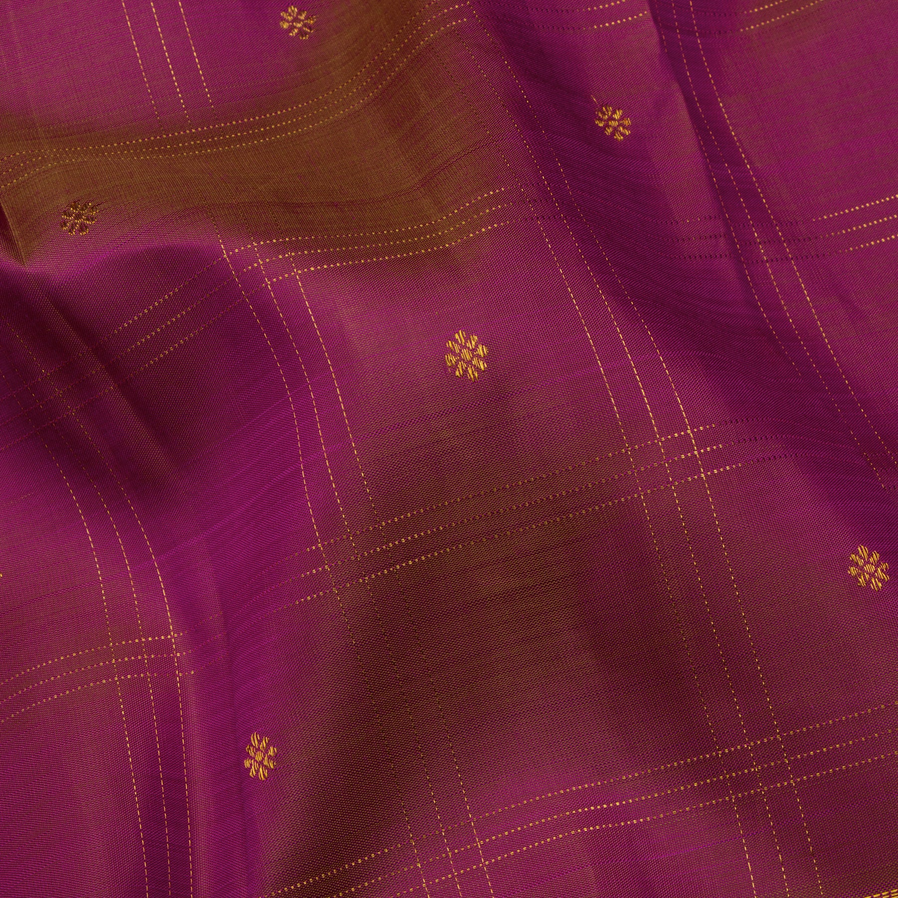 Kanakavalli Kanjivaram Silk Sari 24-611-HS001-12159 - Fabric View